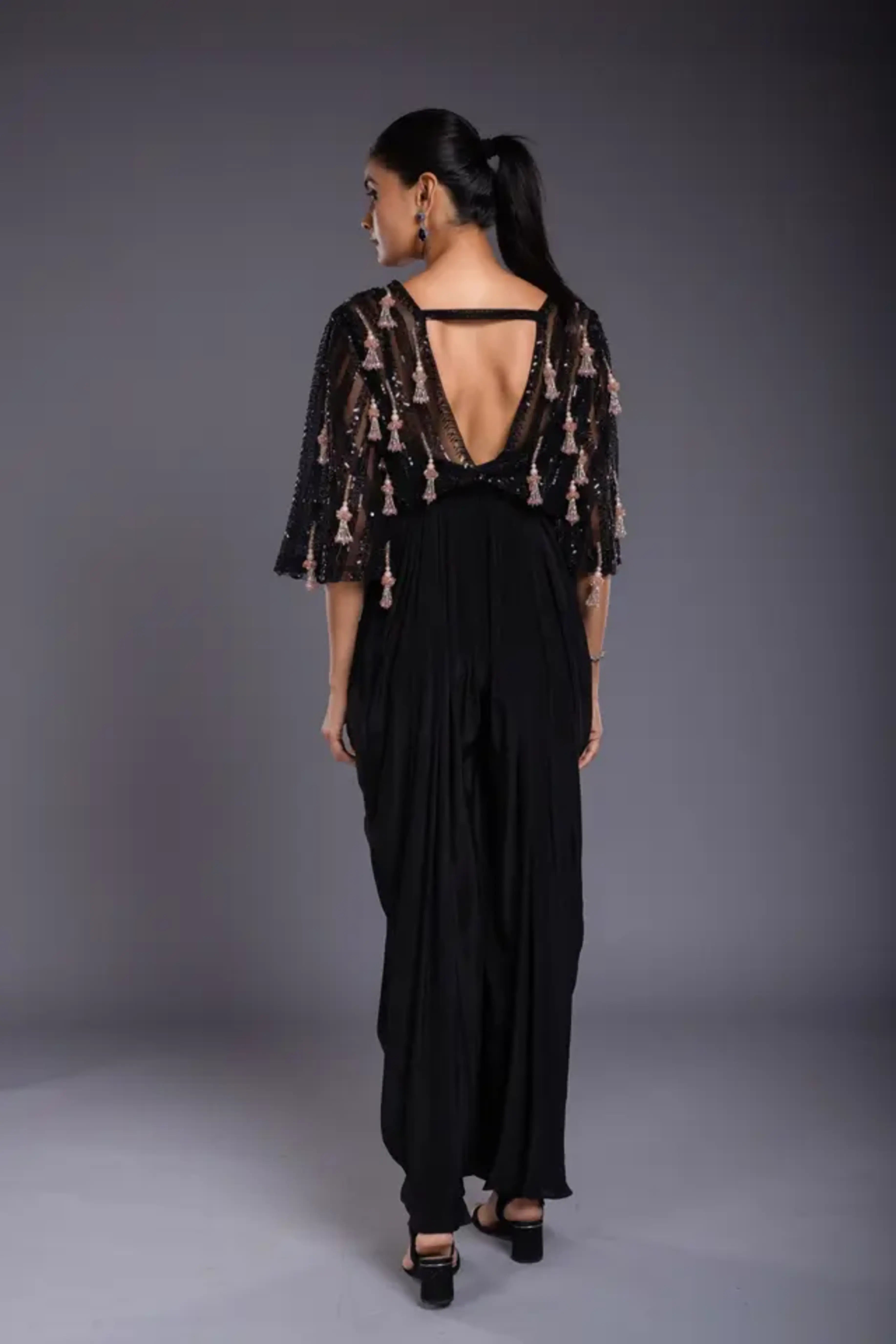 Maillot une pièce noir de jais