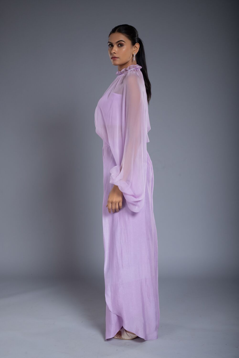 Conjunto palazzo lavanda