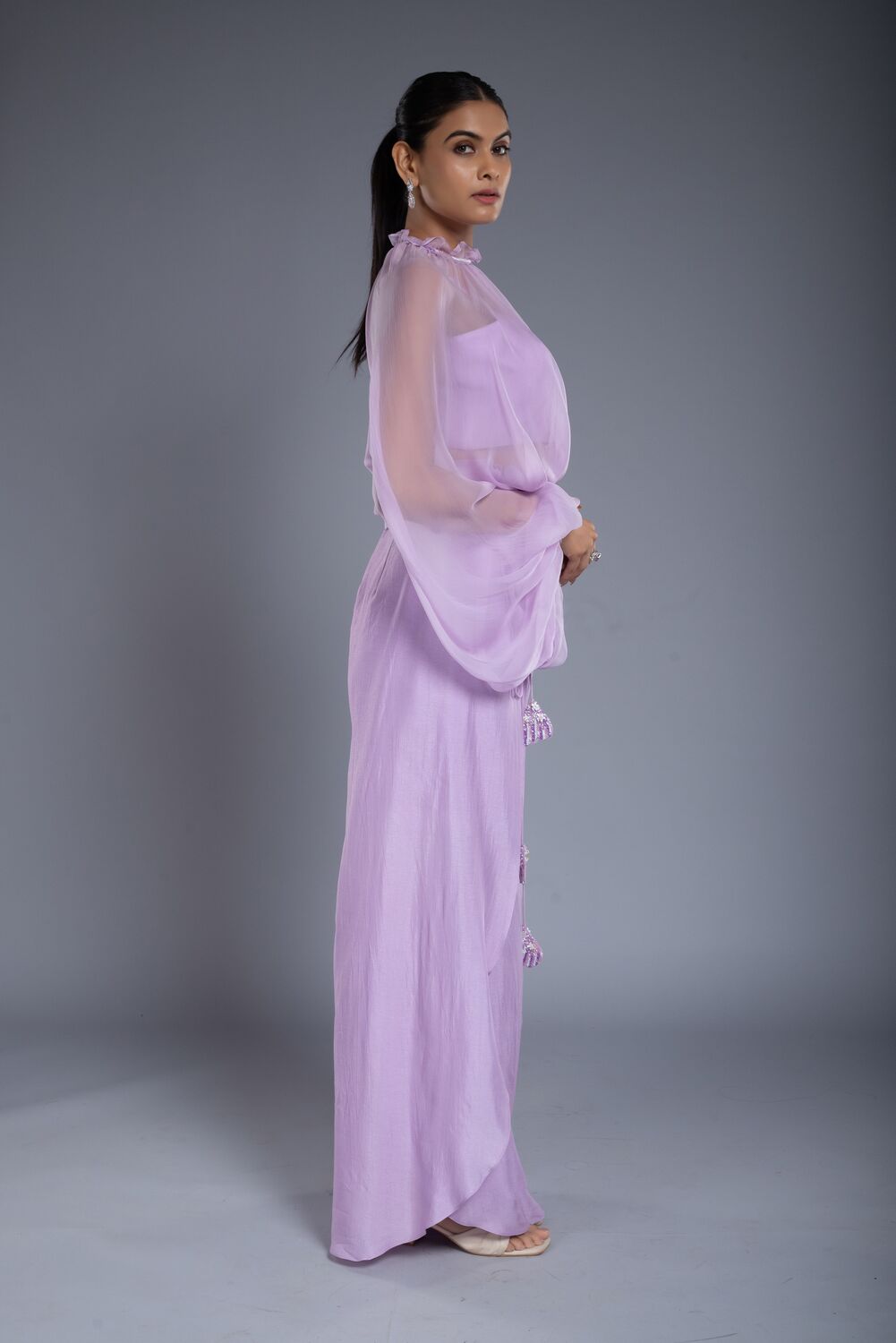 Conjunto palazzo lavanda