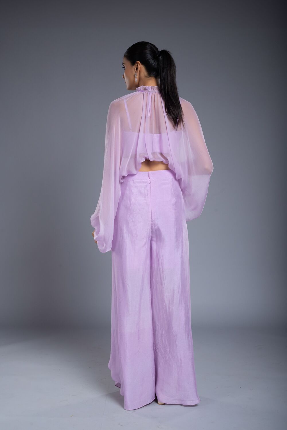 Conjunto palazzo lavanda
