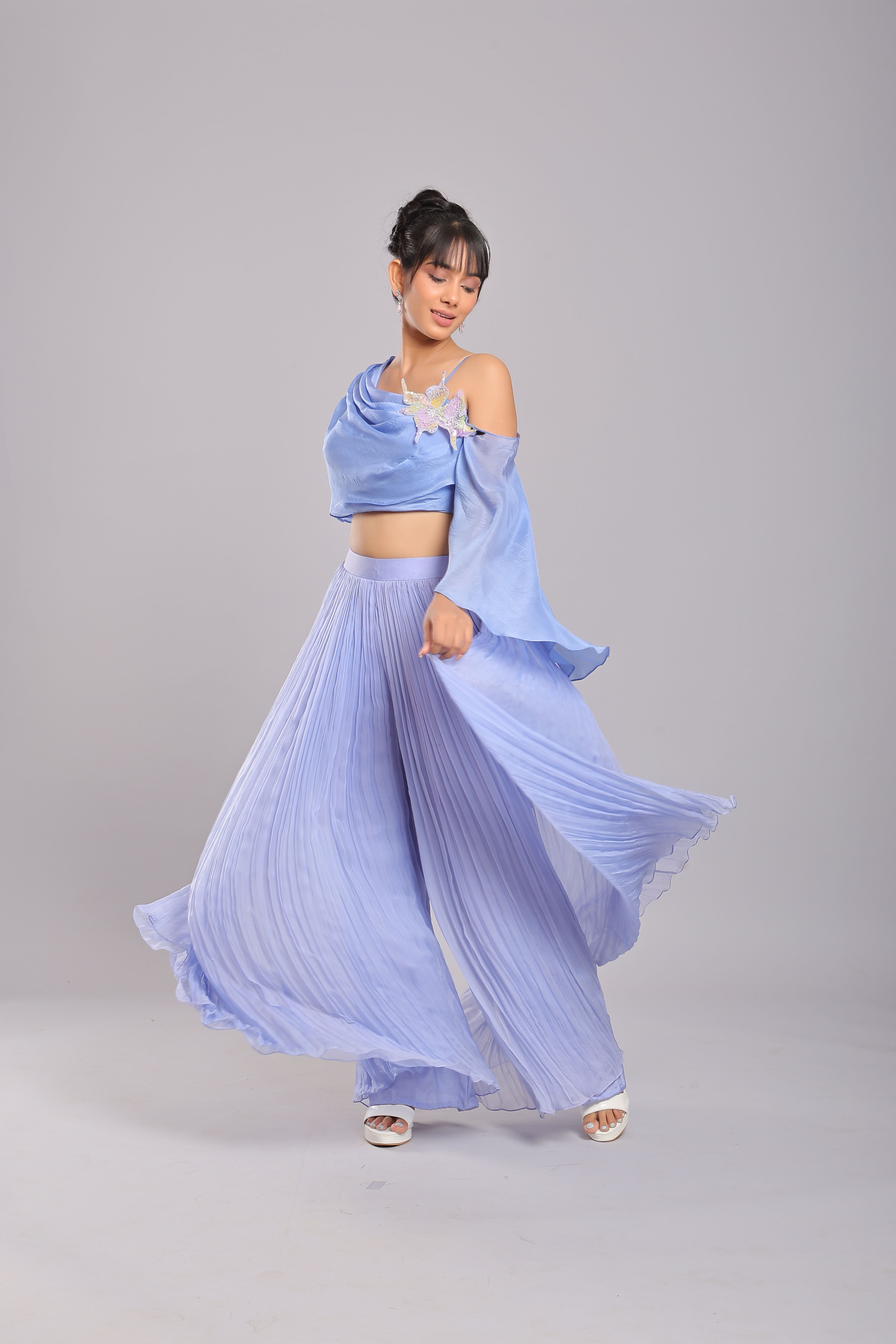 Bluebird Elegance Palazzo Set