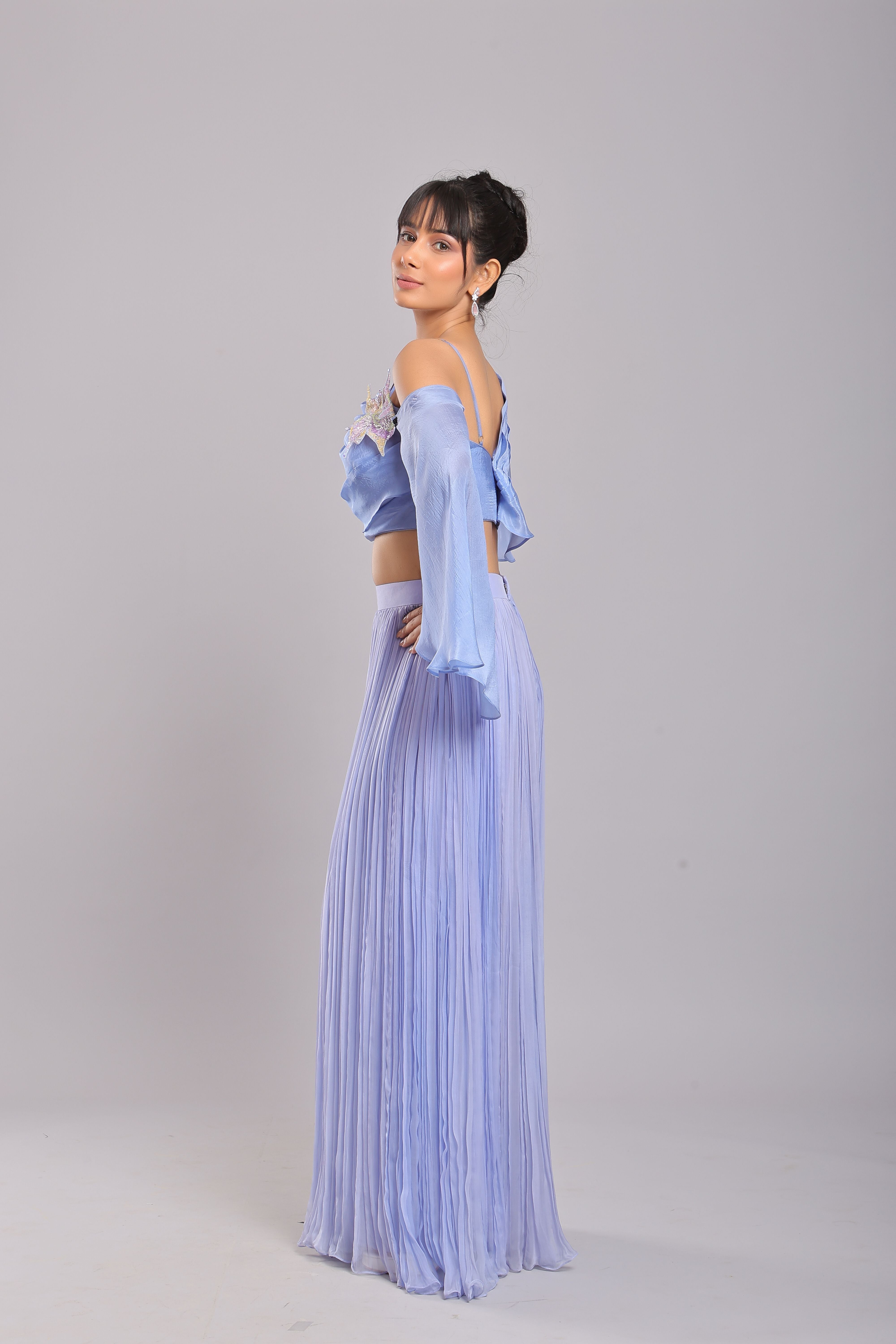 Bluebird Elegance Palazzo Set