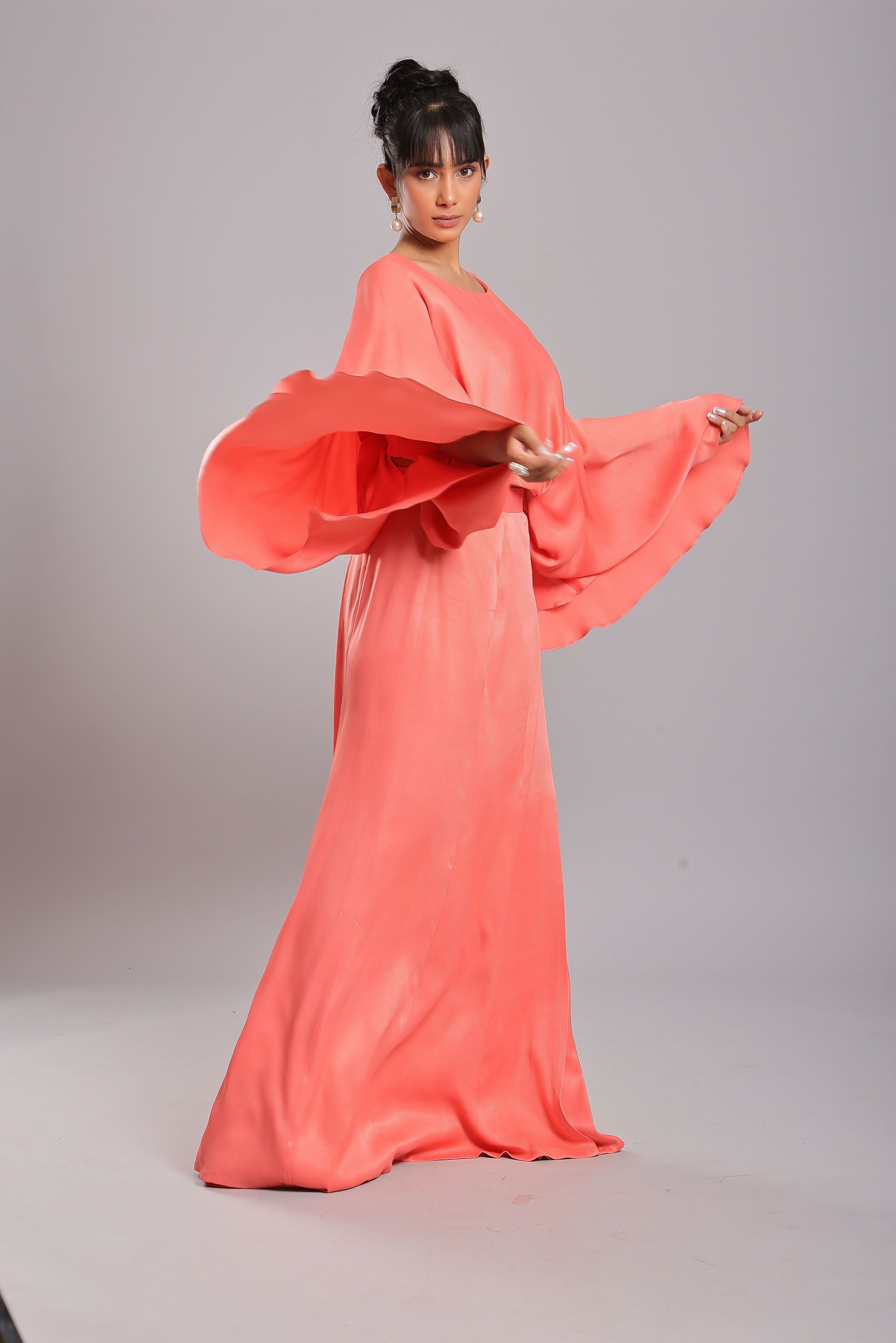Coral Brezze Cape Set