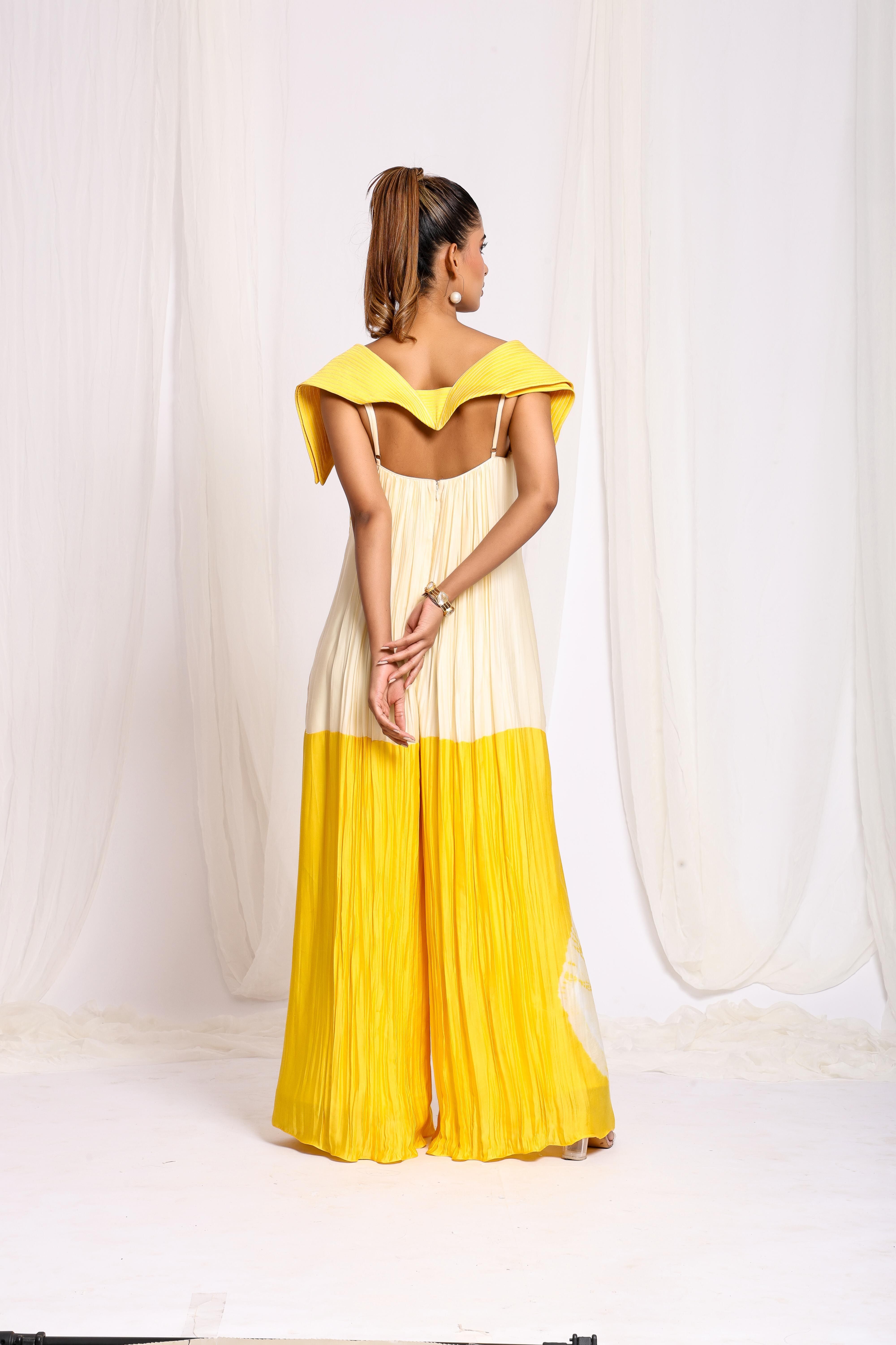 Yellow Shaded Jumpsuit