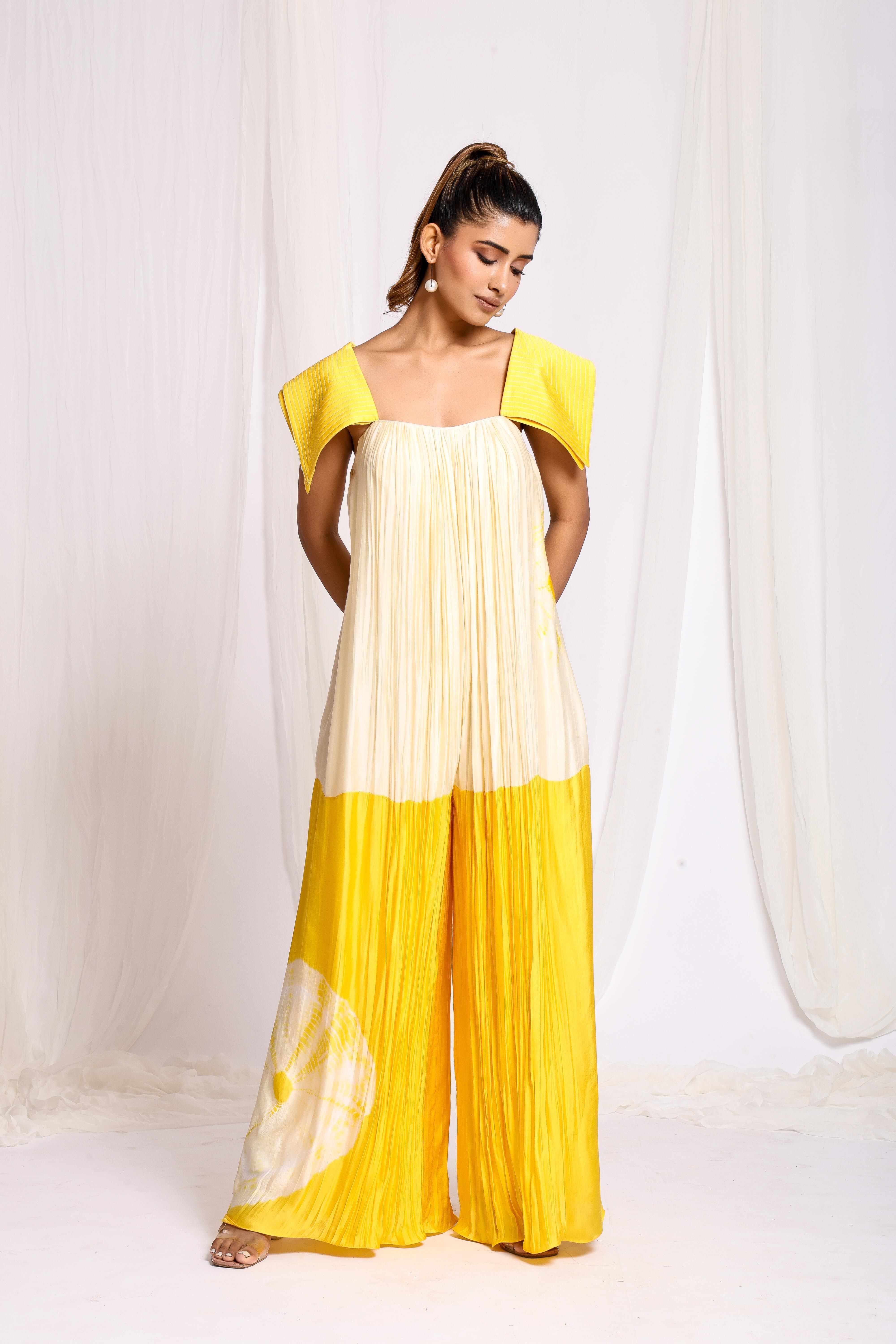 Yellow Shaded Jumpsuit