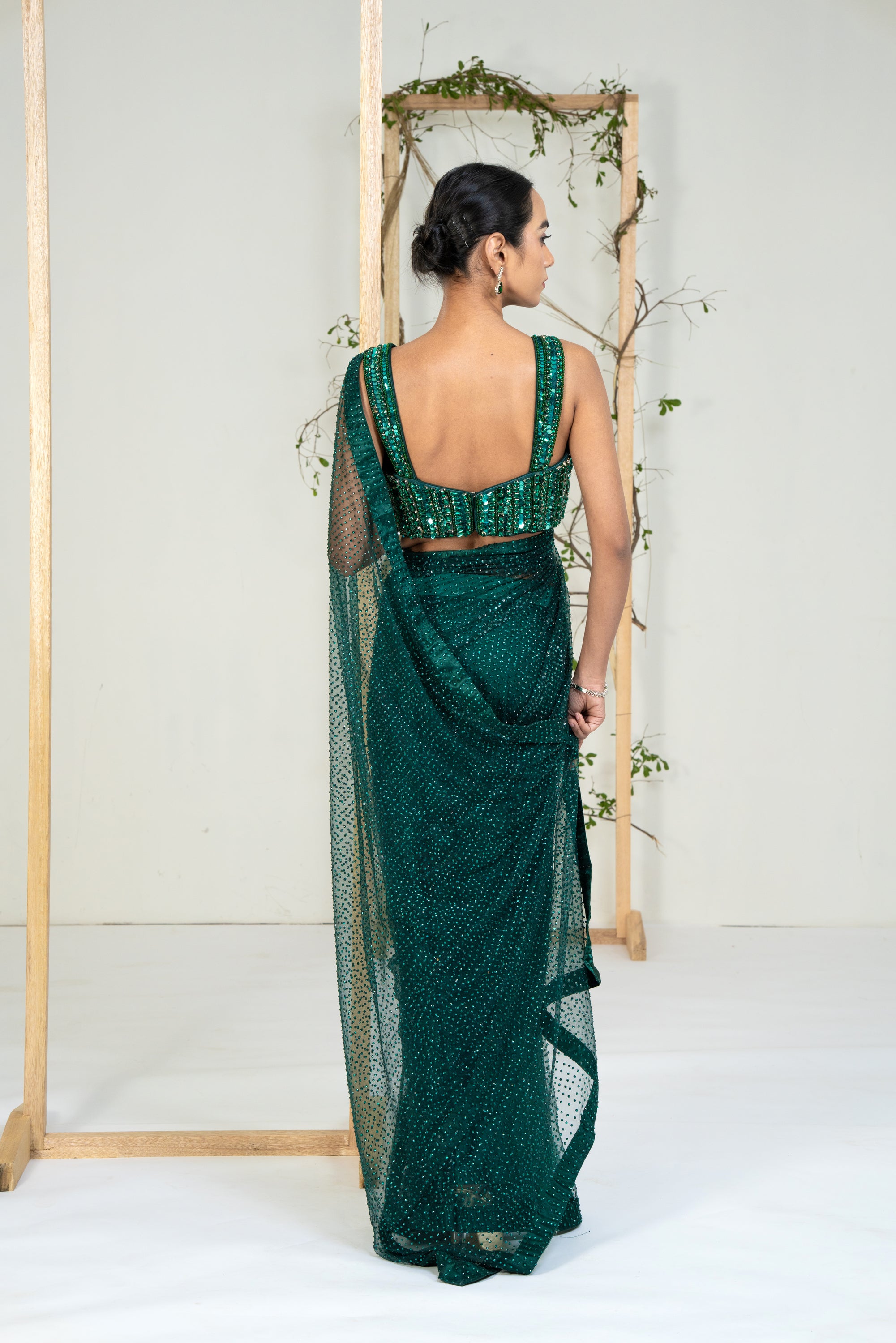 Emerald Mist Saree