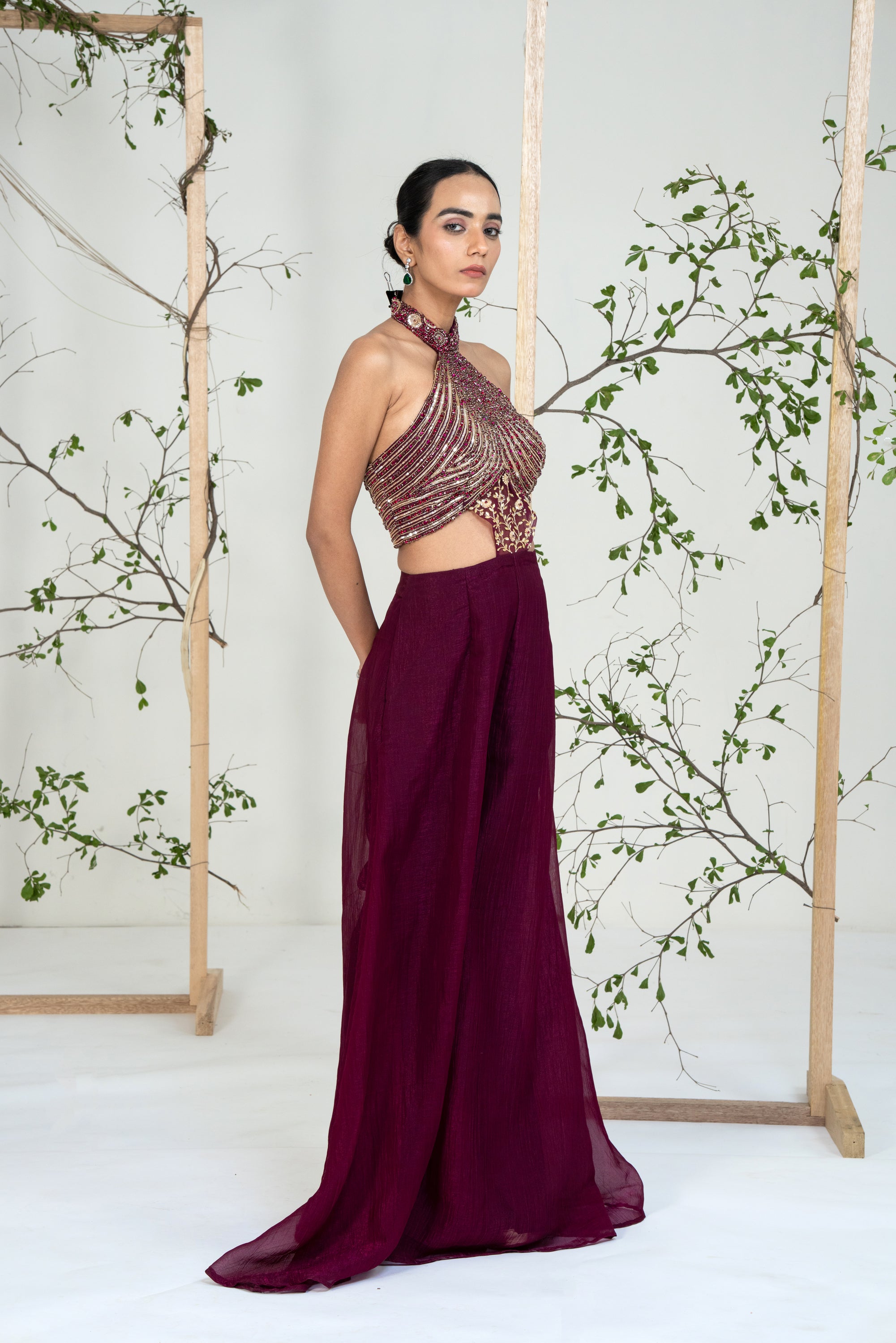 Berry Luxe Jumpsuit