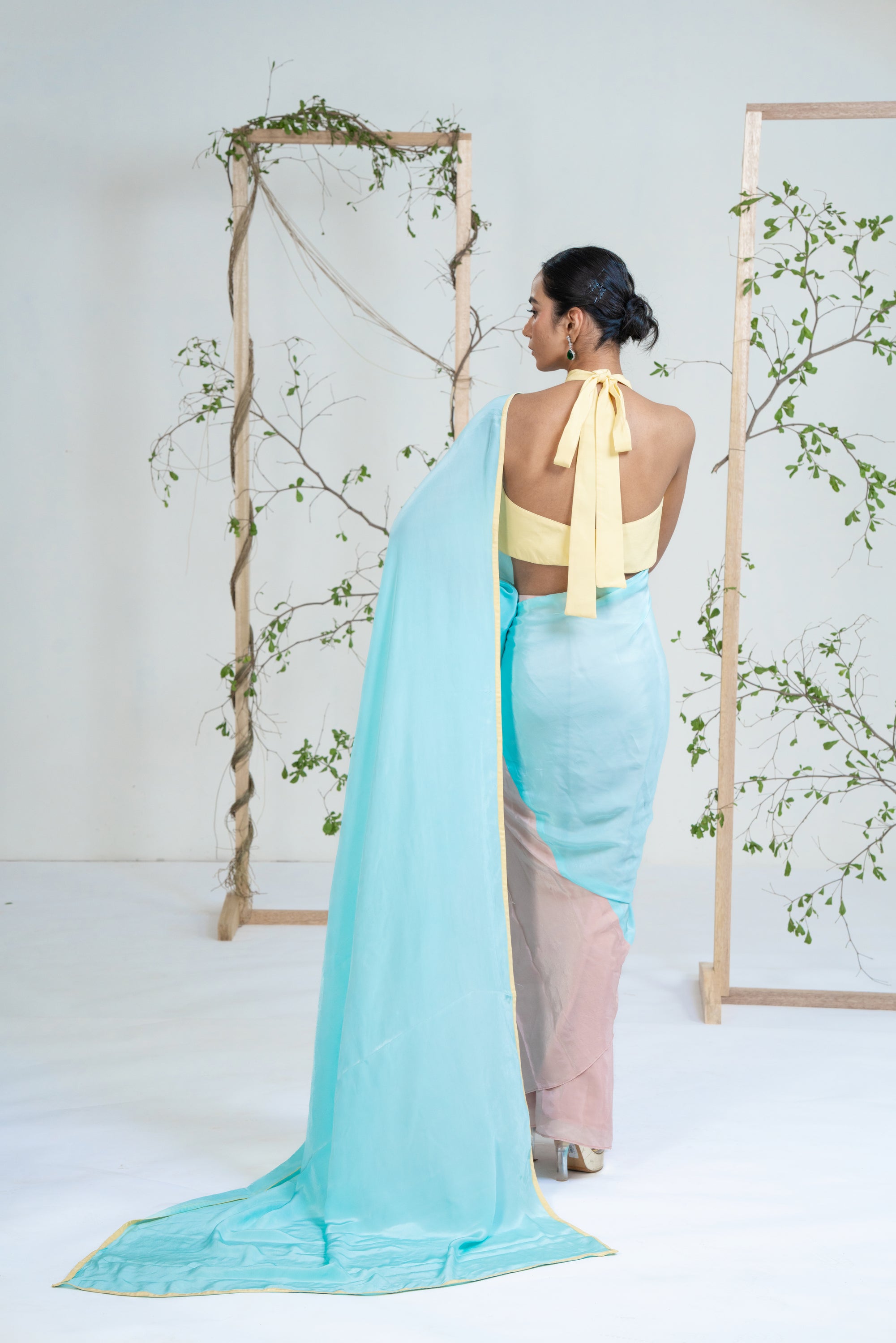 Buttercup Breeze Saree