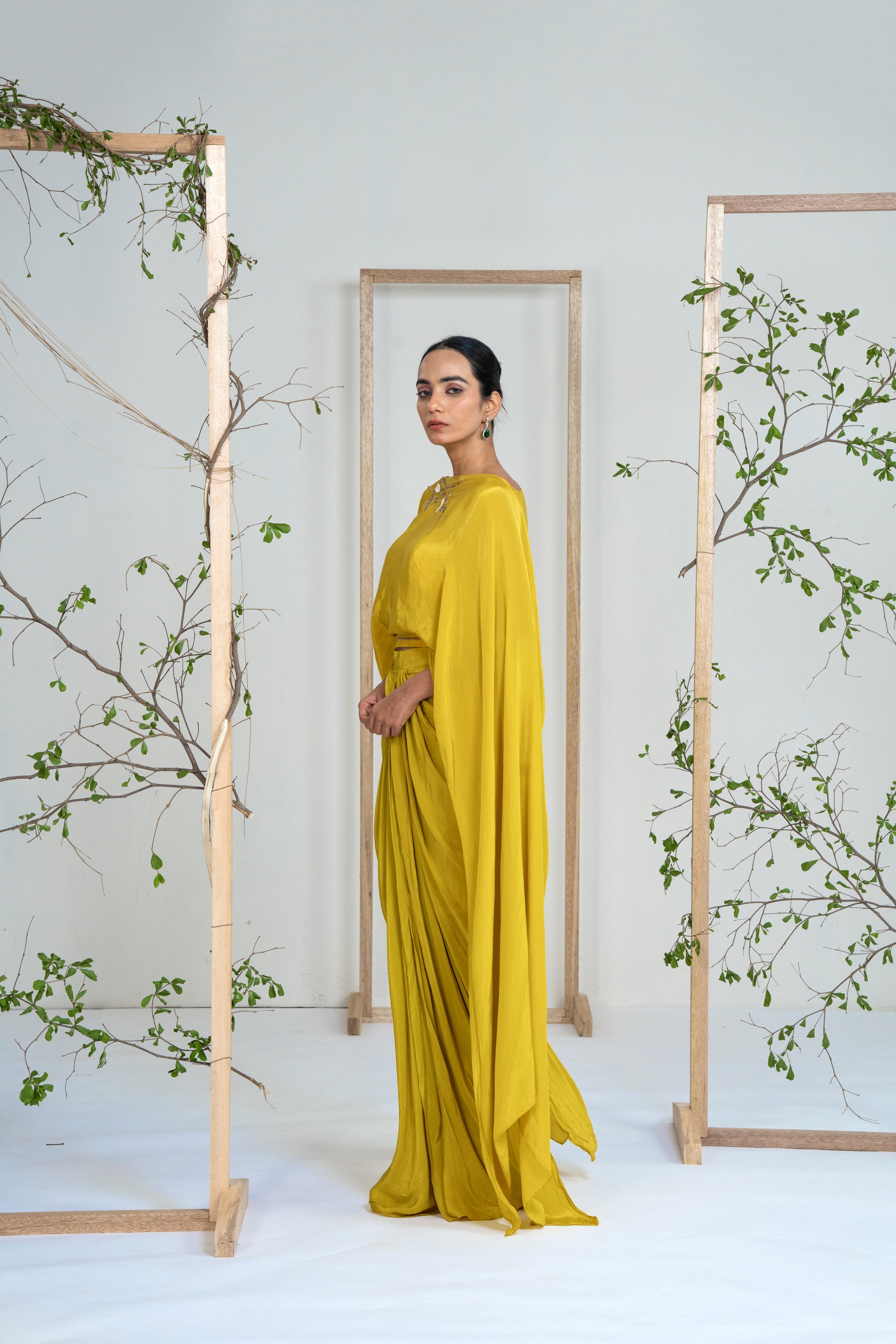 Citrus Chic Embroidered Dress