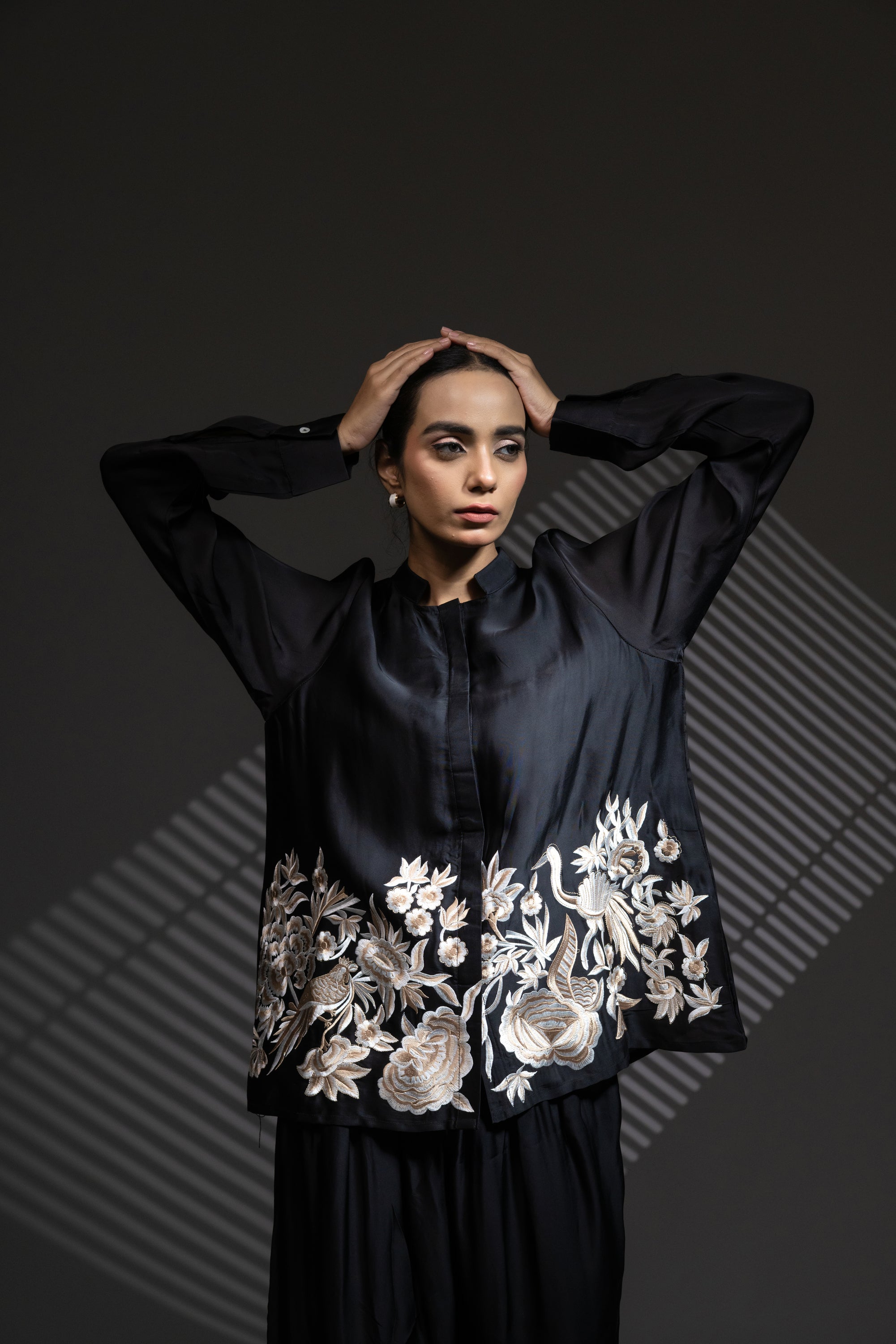 Black Thread Work Co-ord Set