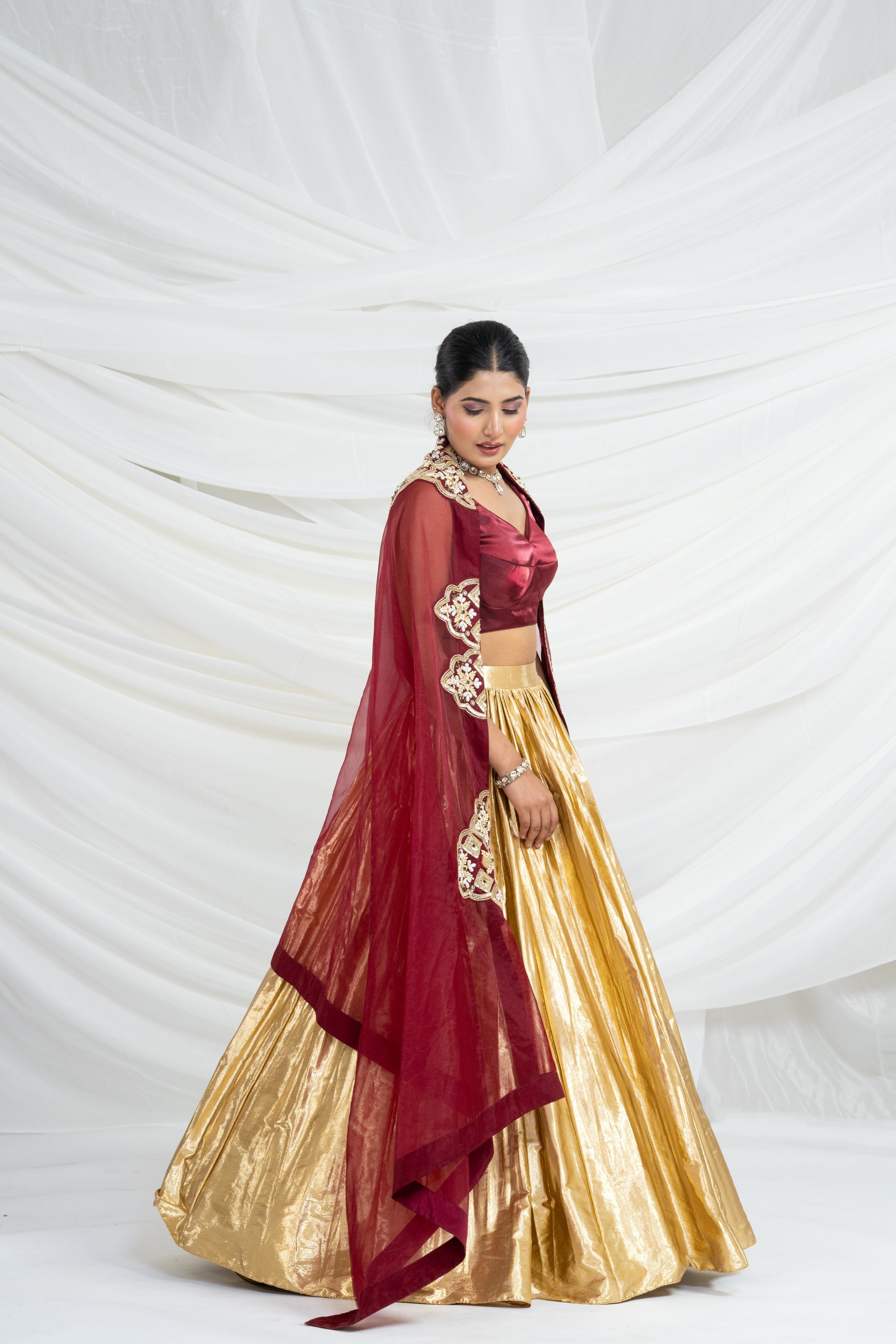 Ruby Rouge Royal Lehenga Set