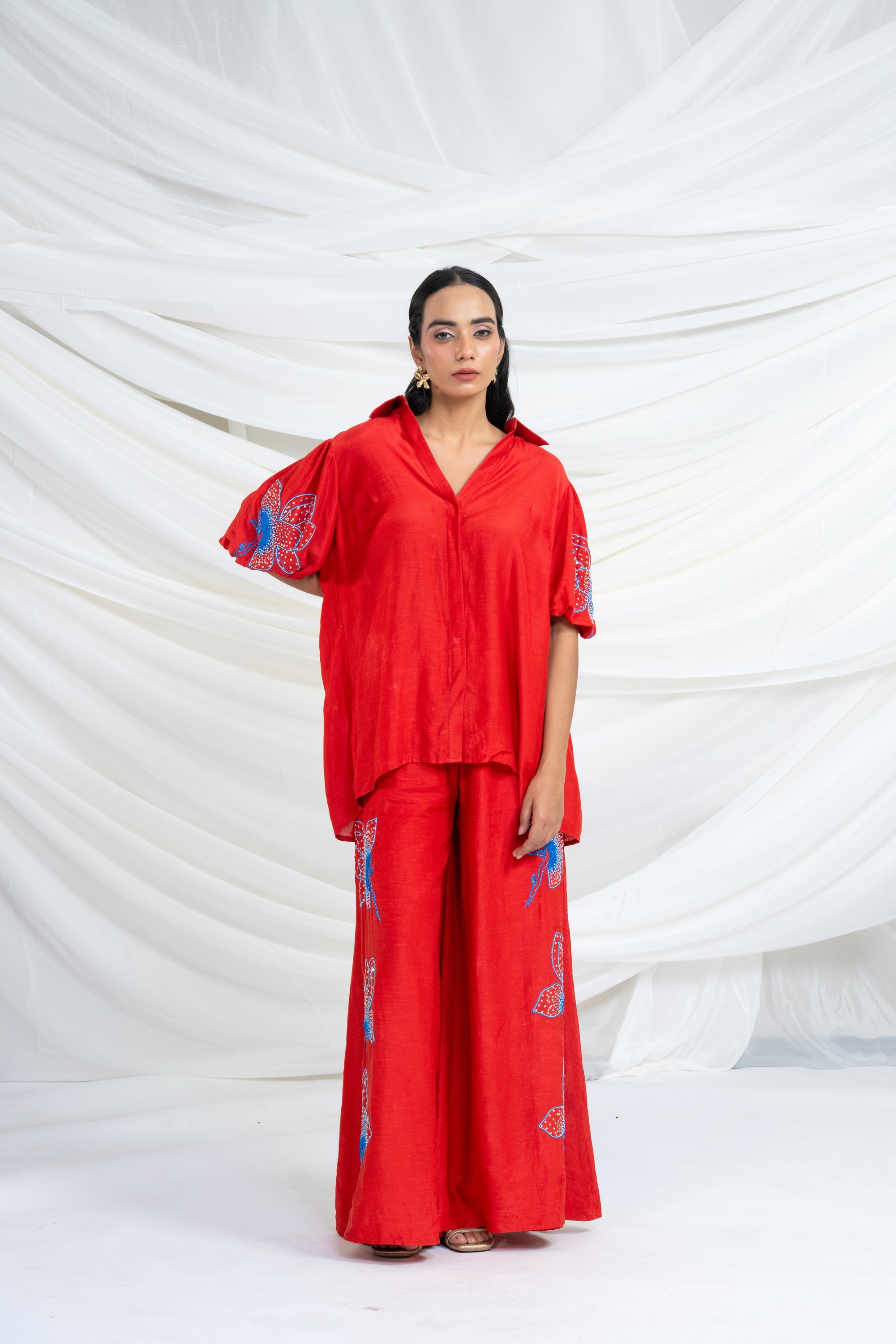 Crimson Charm Co-Ord Set