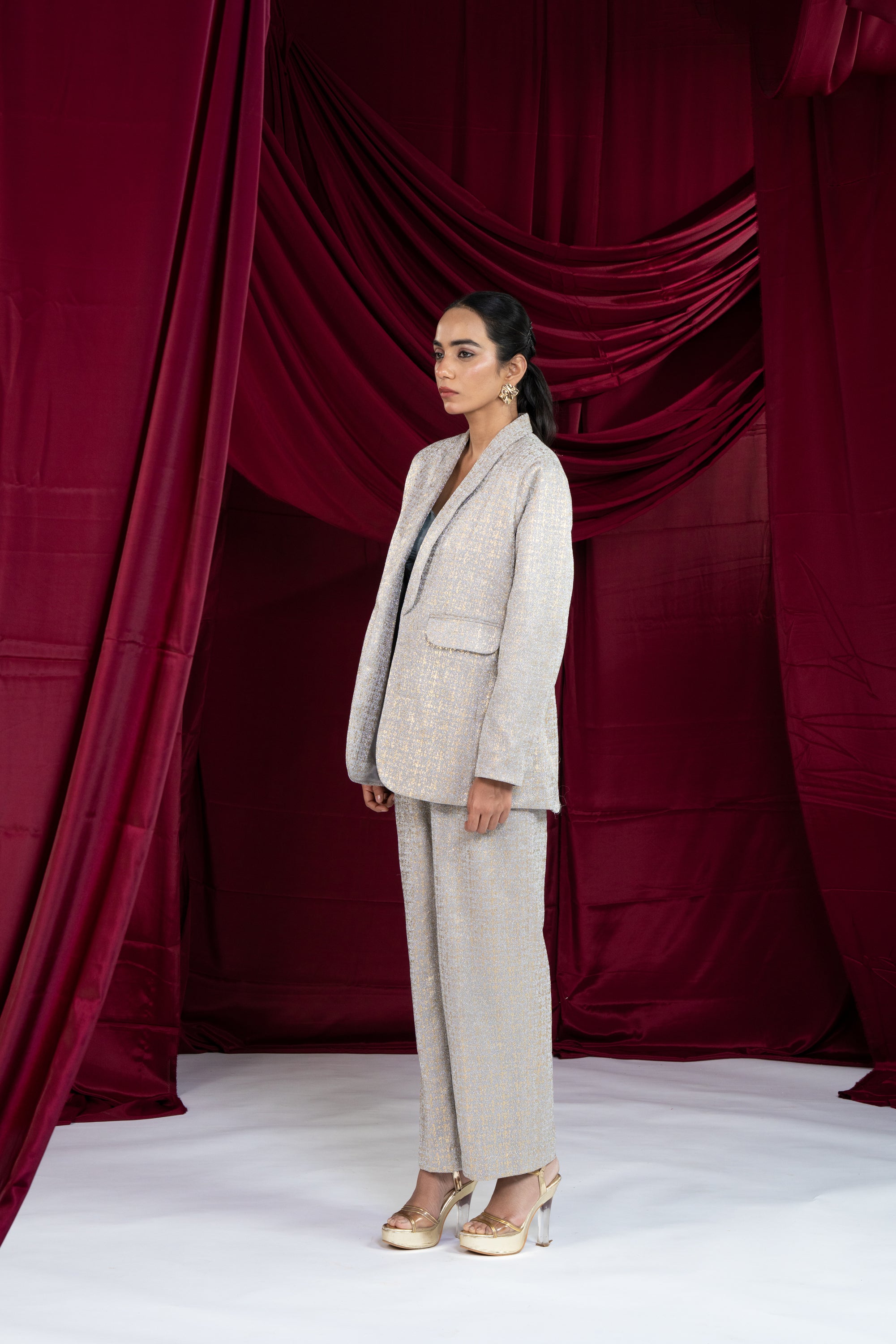 Silver Reign Coat Set