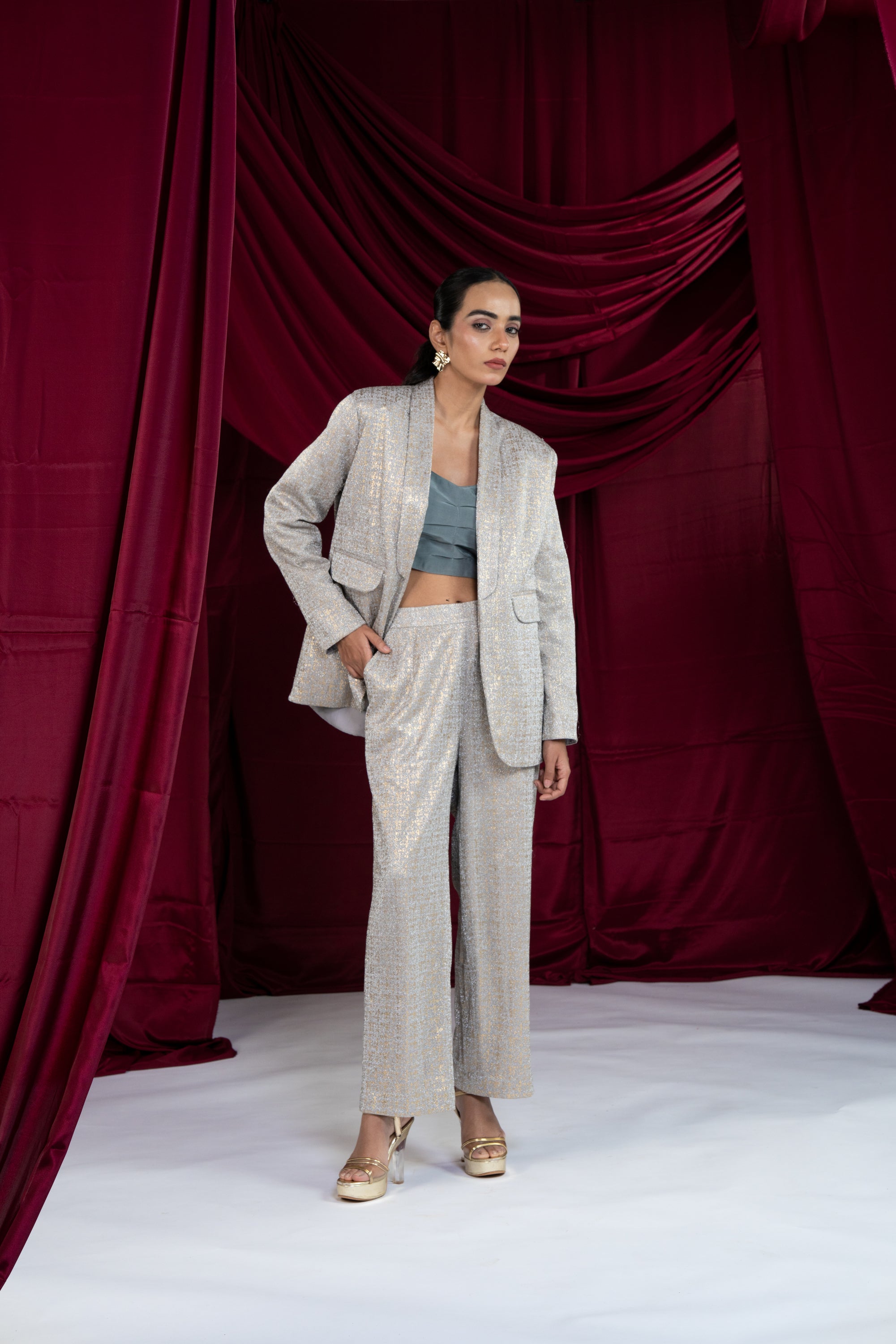 Silver Reign Coat Set