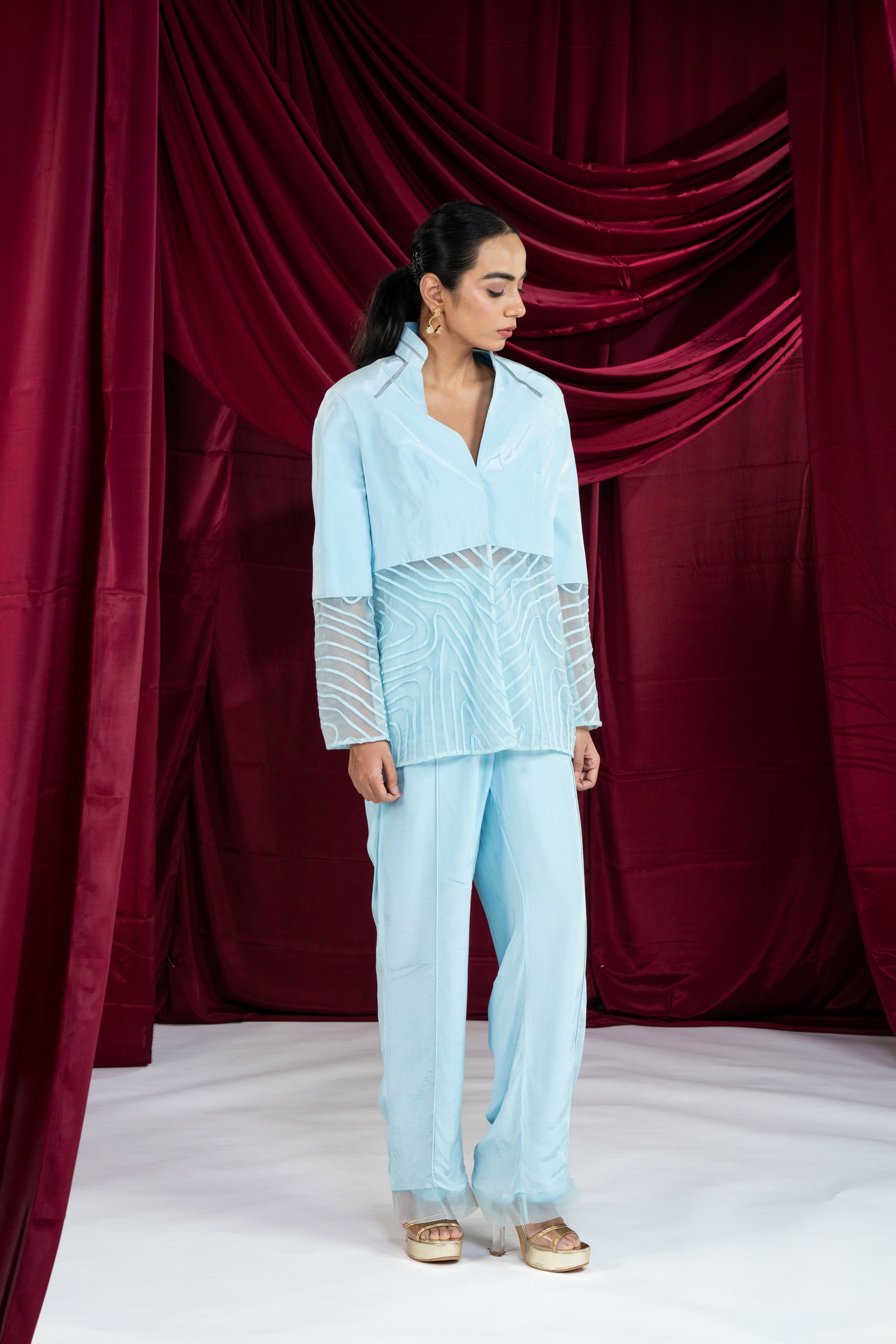 Frosted Blue Coat Set