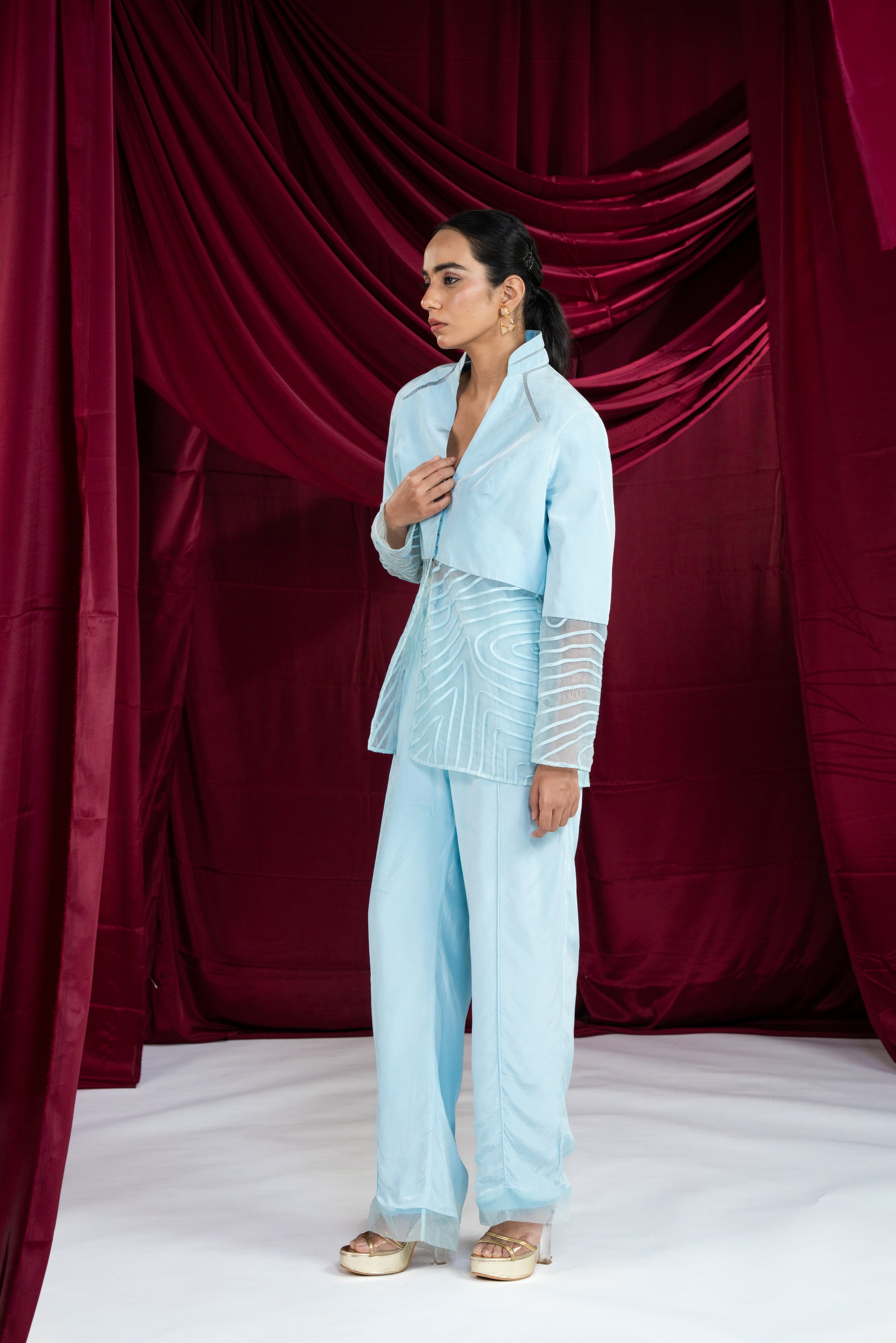Frosted Blue Coat Set