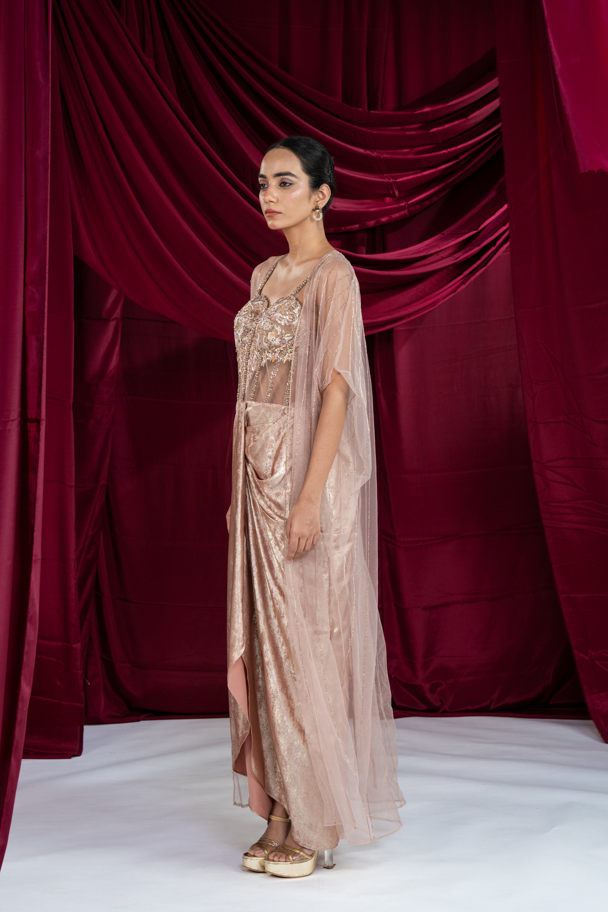 Rose Aura Drape Set