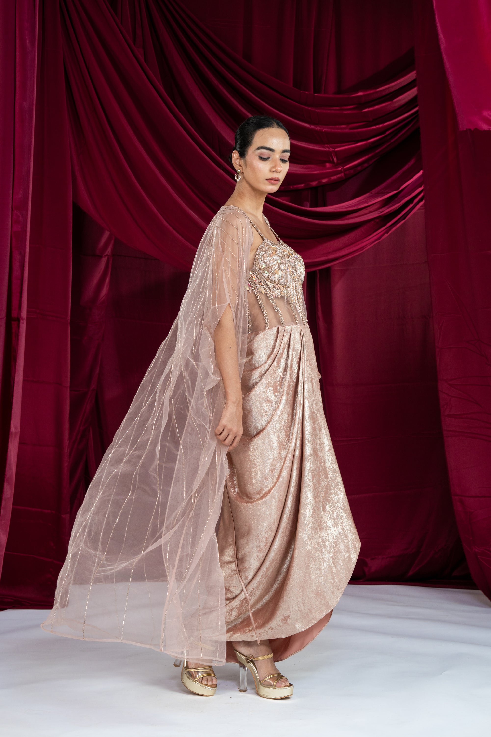 Rose Aura Drape Set