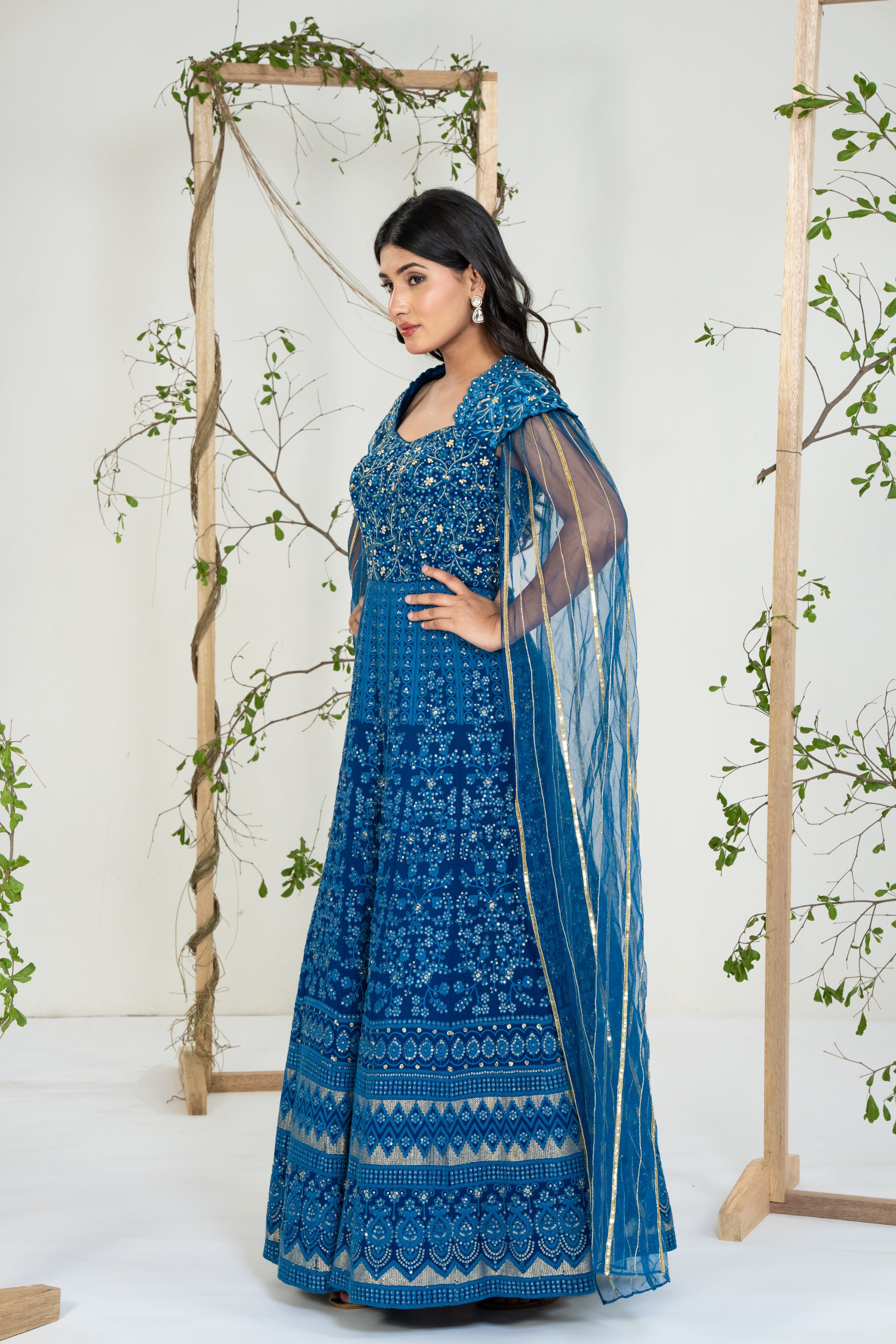 Noor-E-Neel Gown