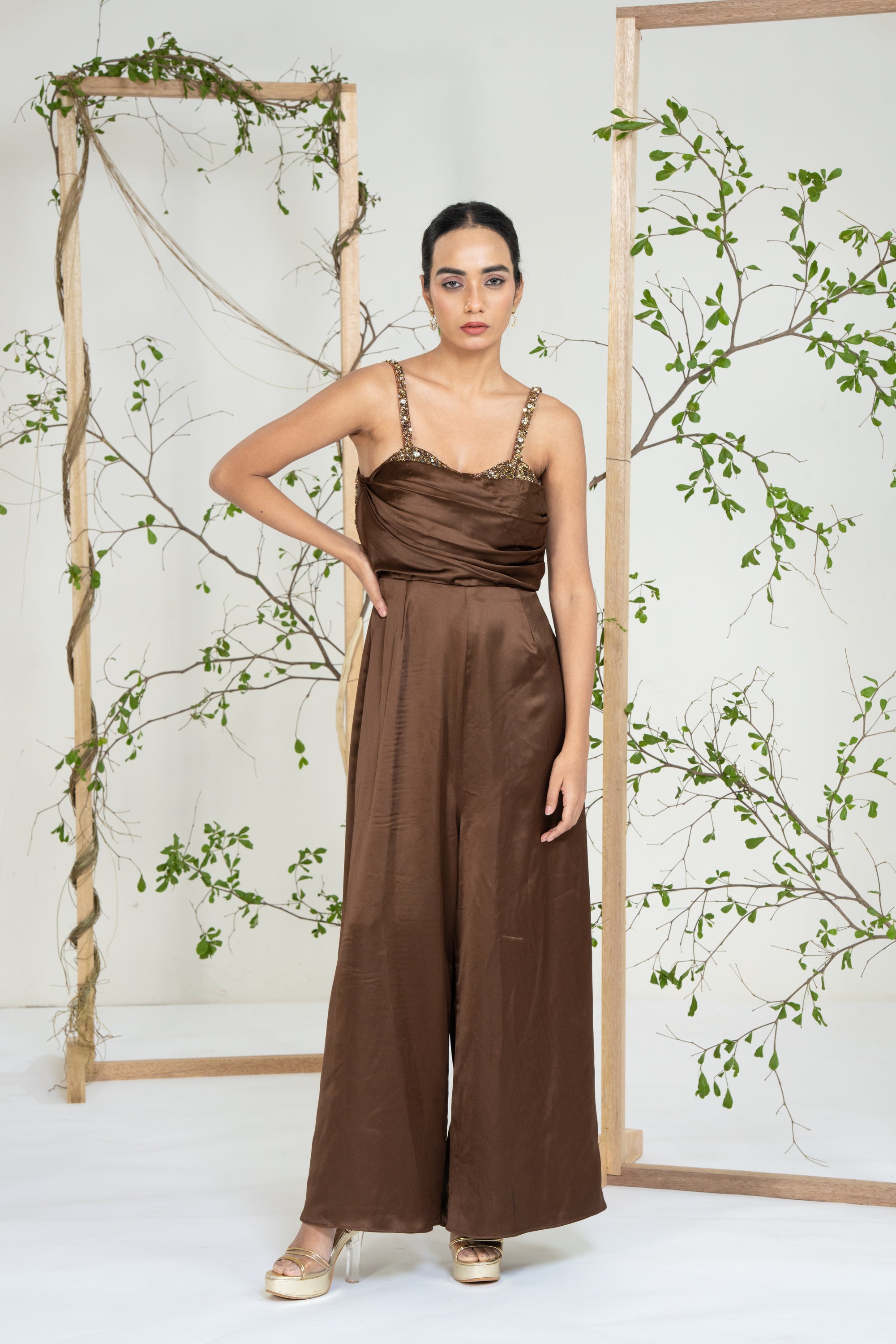 Bronze Bloom Jumpsuit