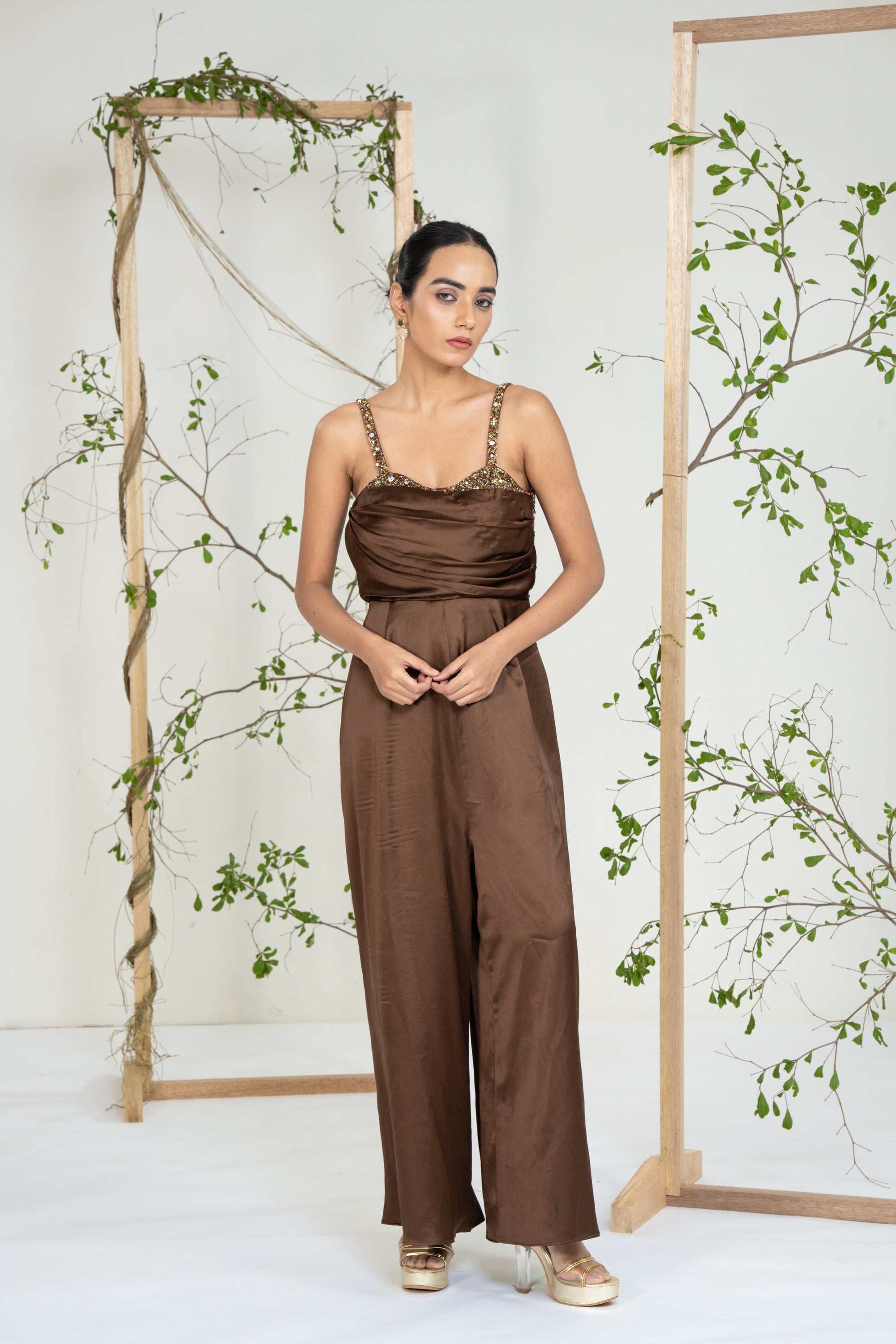 Bronze Bloom Jumpsuit