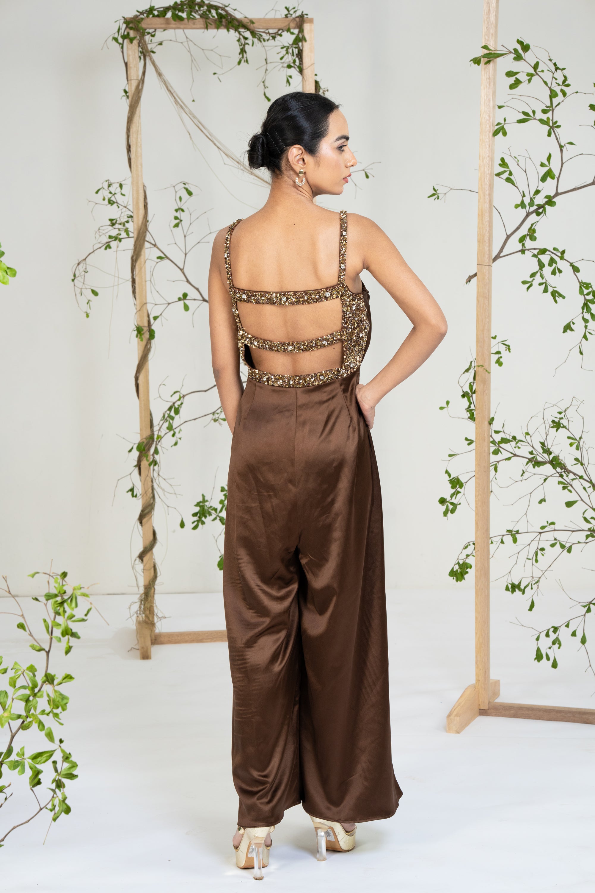 Bronze Bloom Jumpsuit