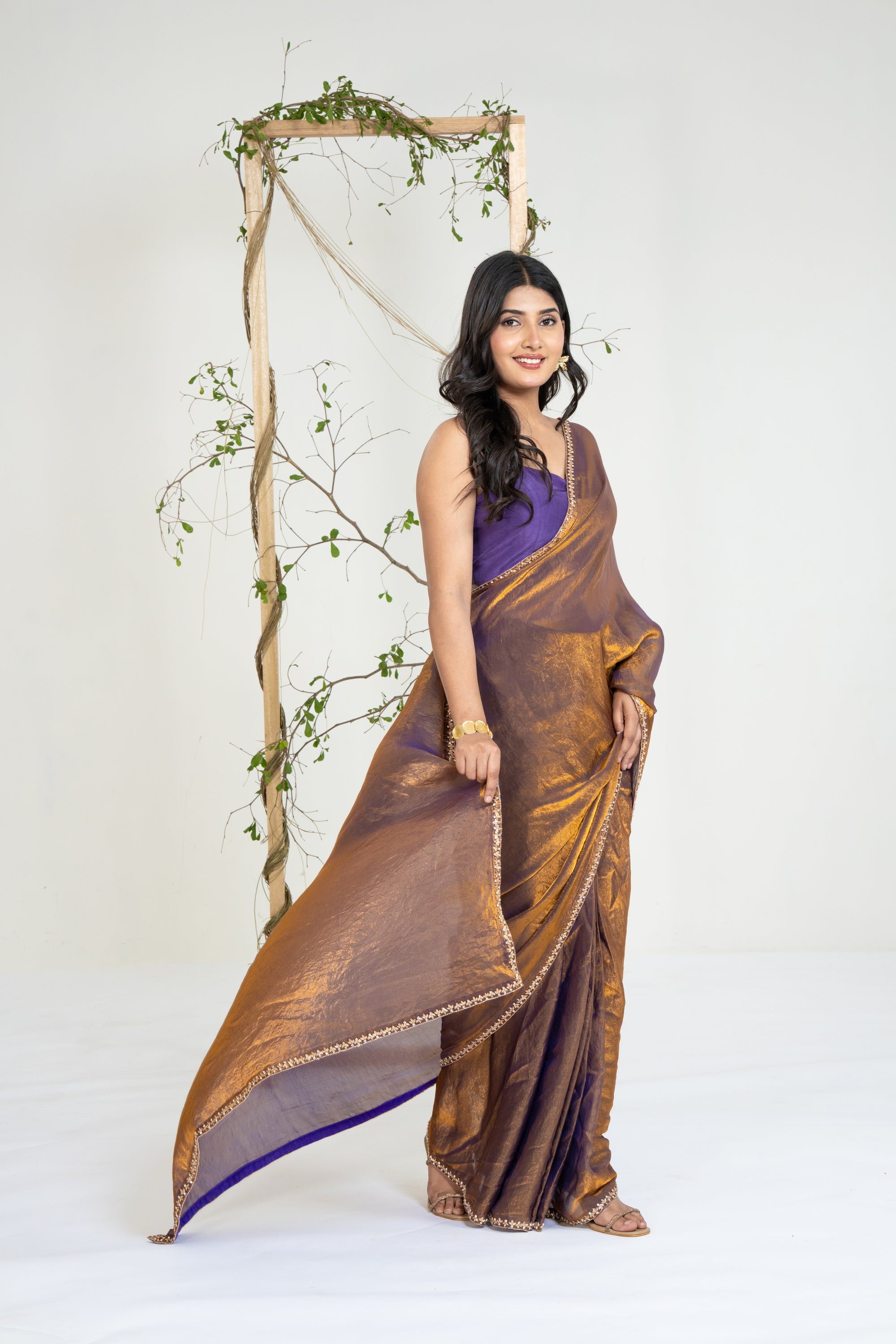 Molten Twilight Saree