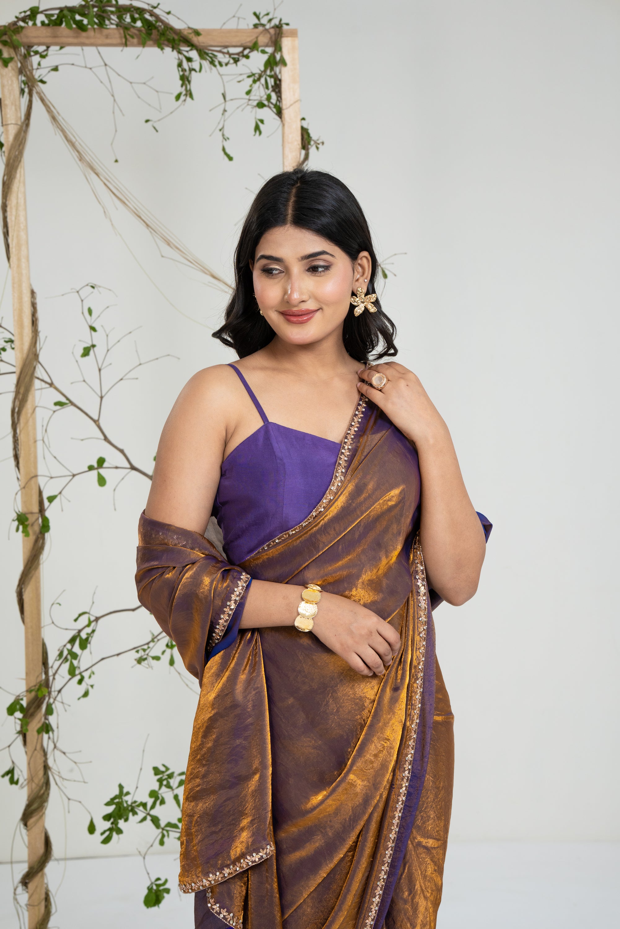 Molten Twilight Saree