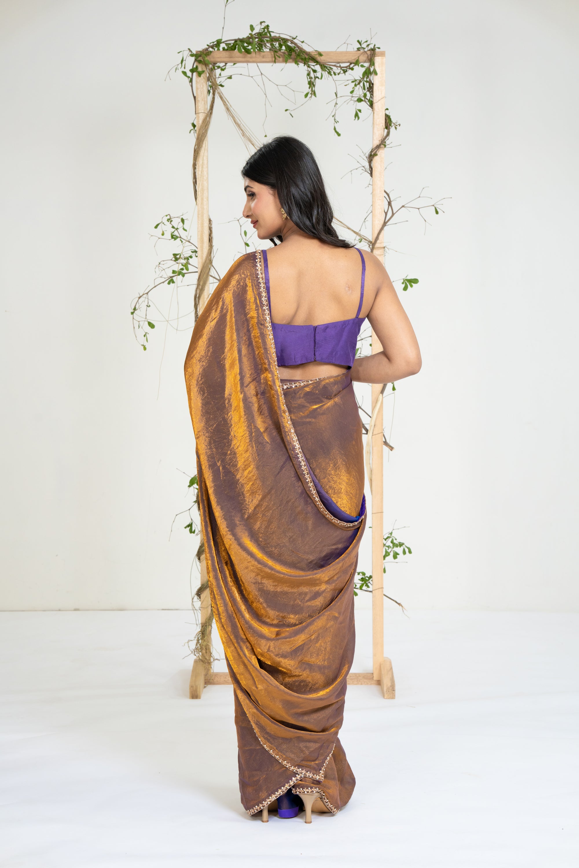 Molten Twilight Saree