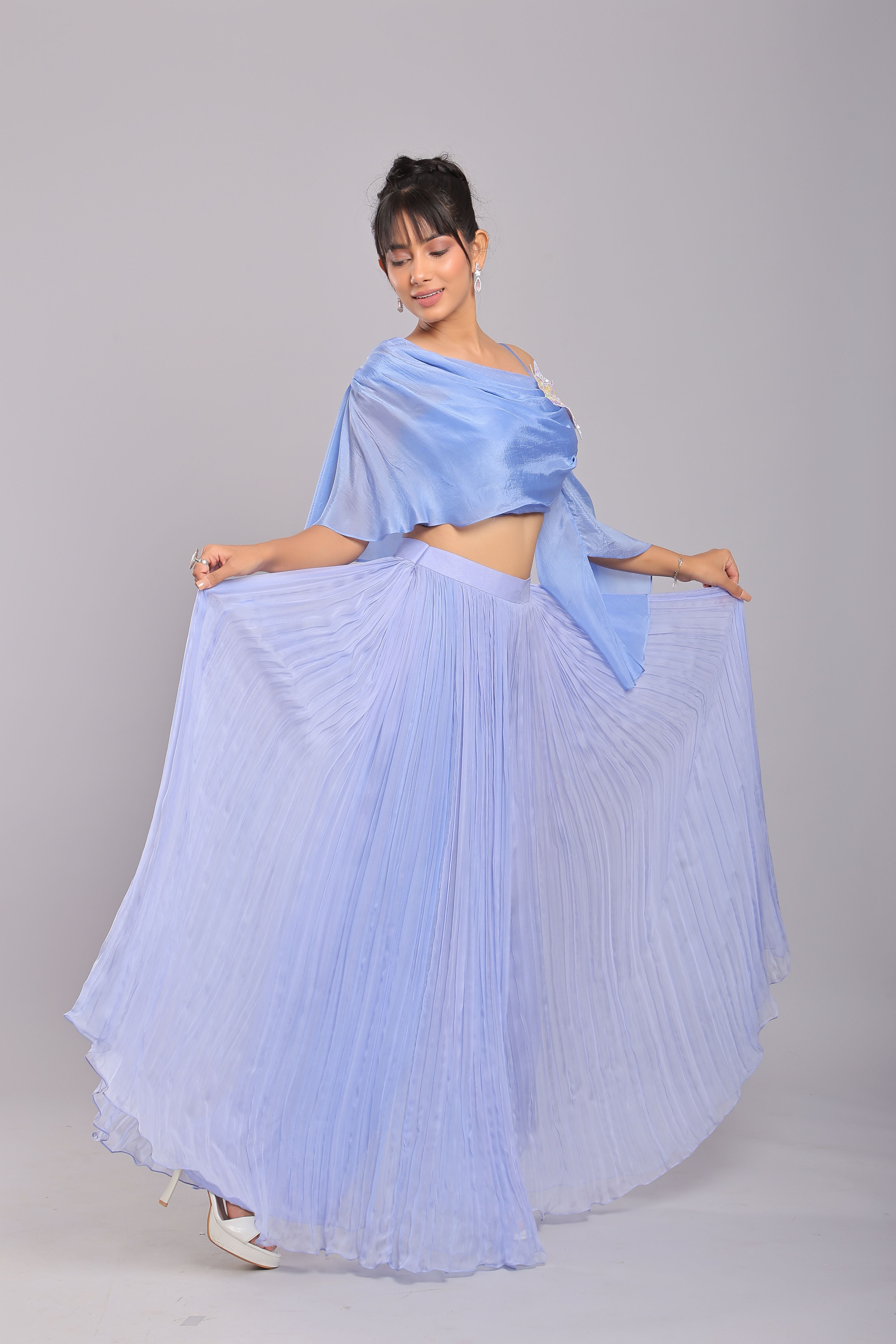 Bluebird Elegance Palazzo Set