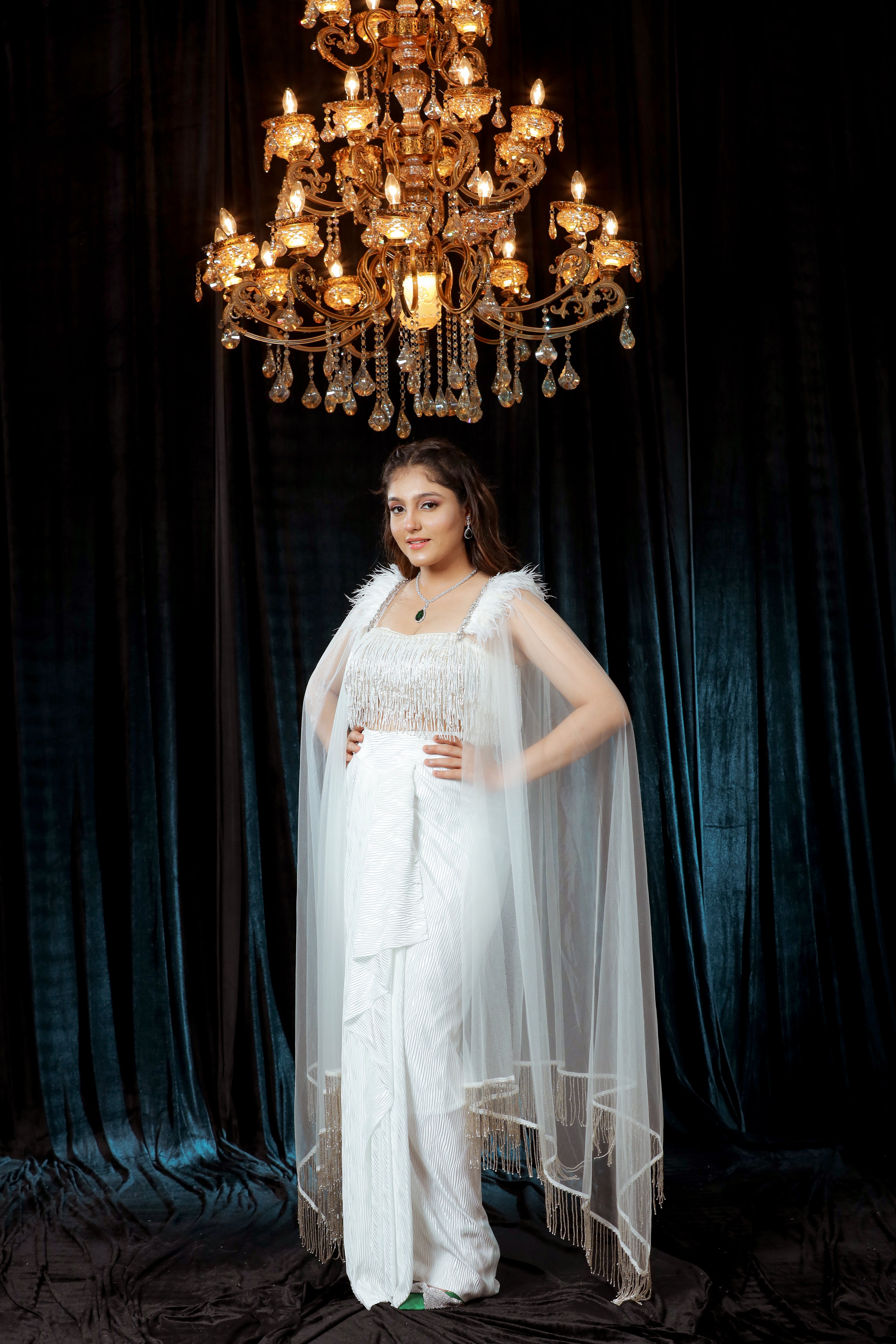 Finesse de plumas blancas