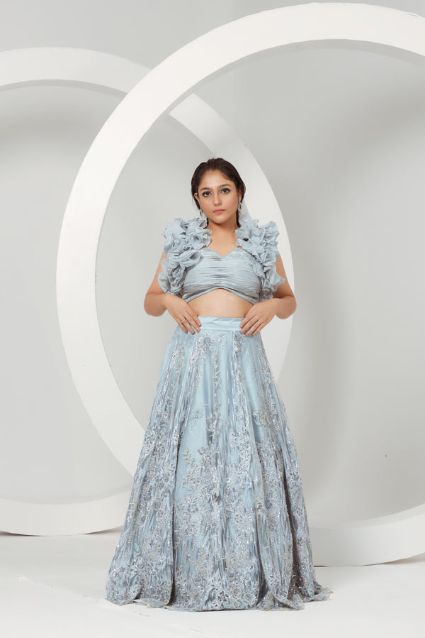 Ice Blue Frill Fantasy