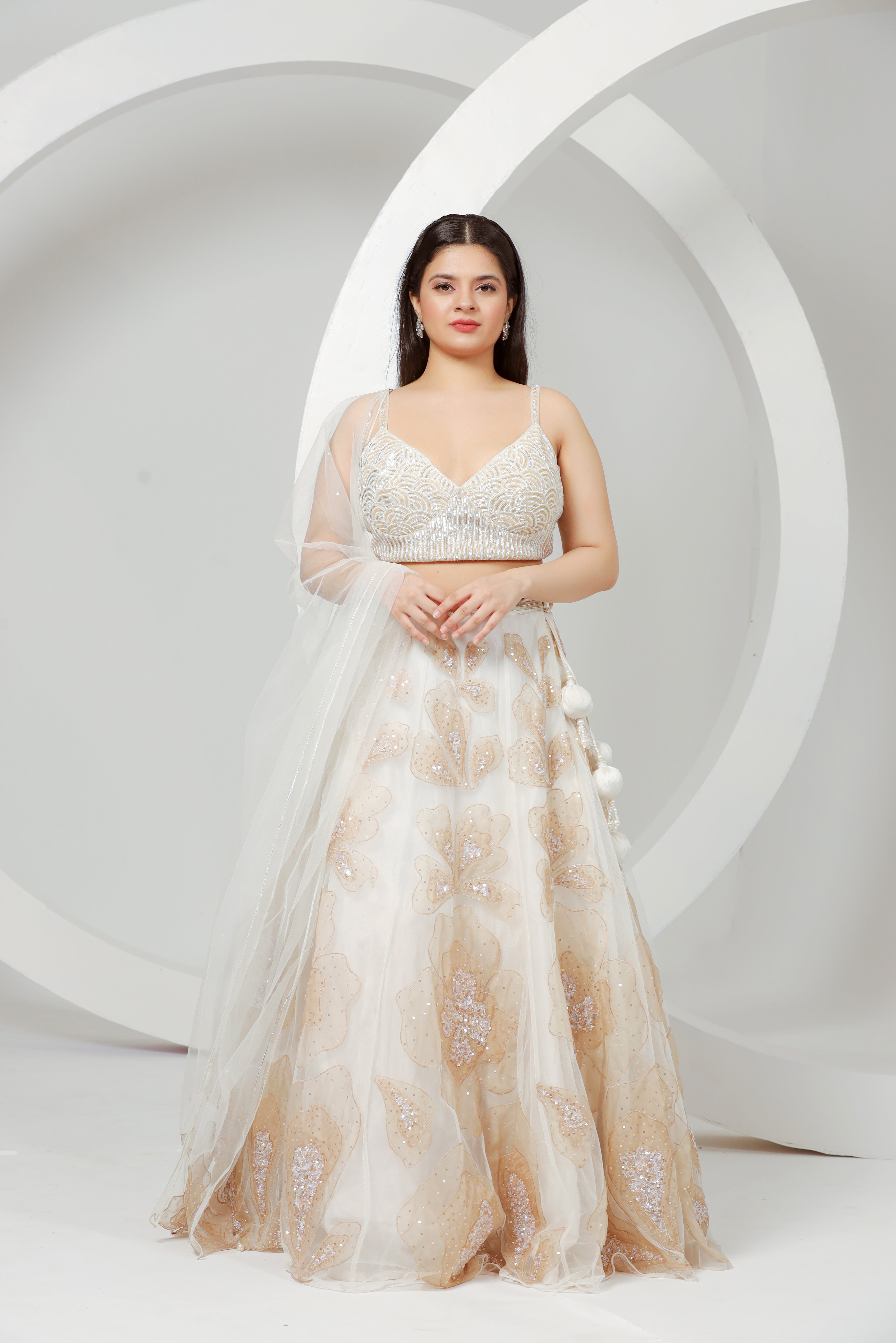 Ivory Sequin Elegance