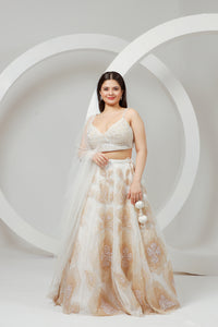 Ivory Sequin Elegance