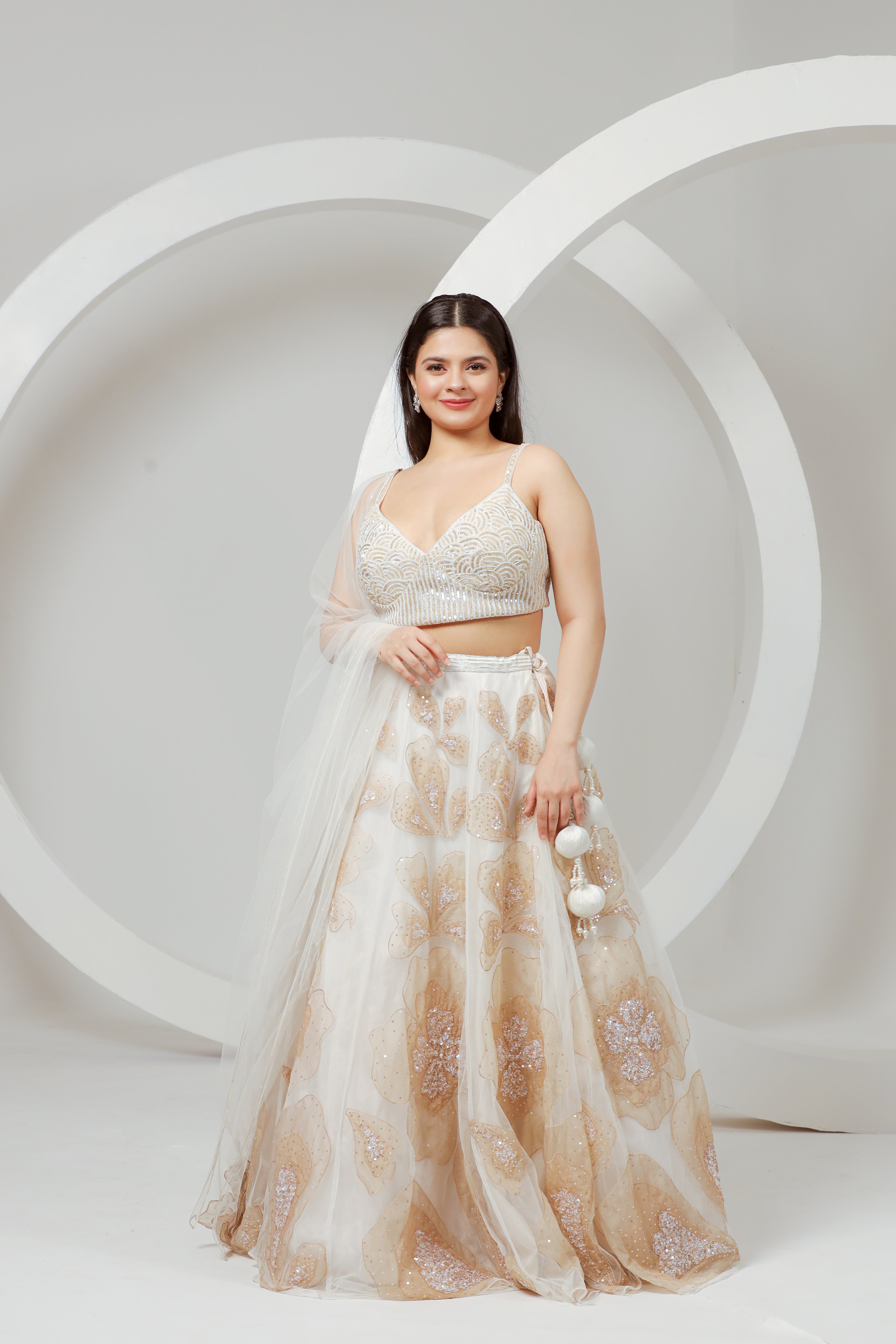 Ivory Sequin Elegance