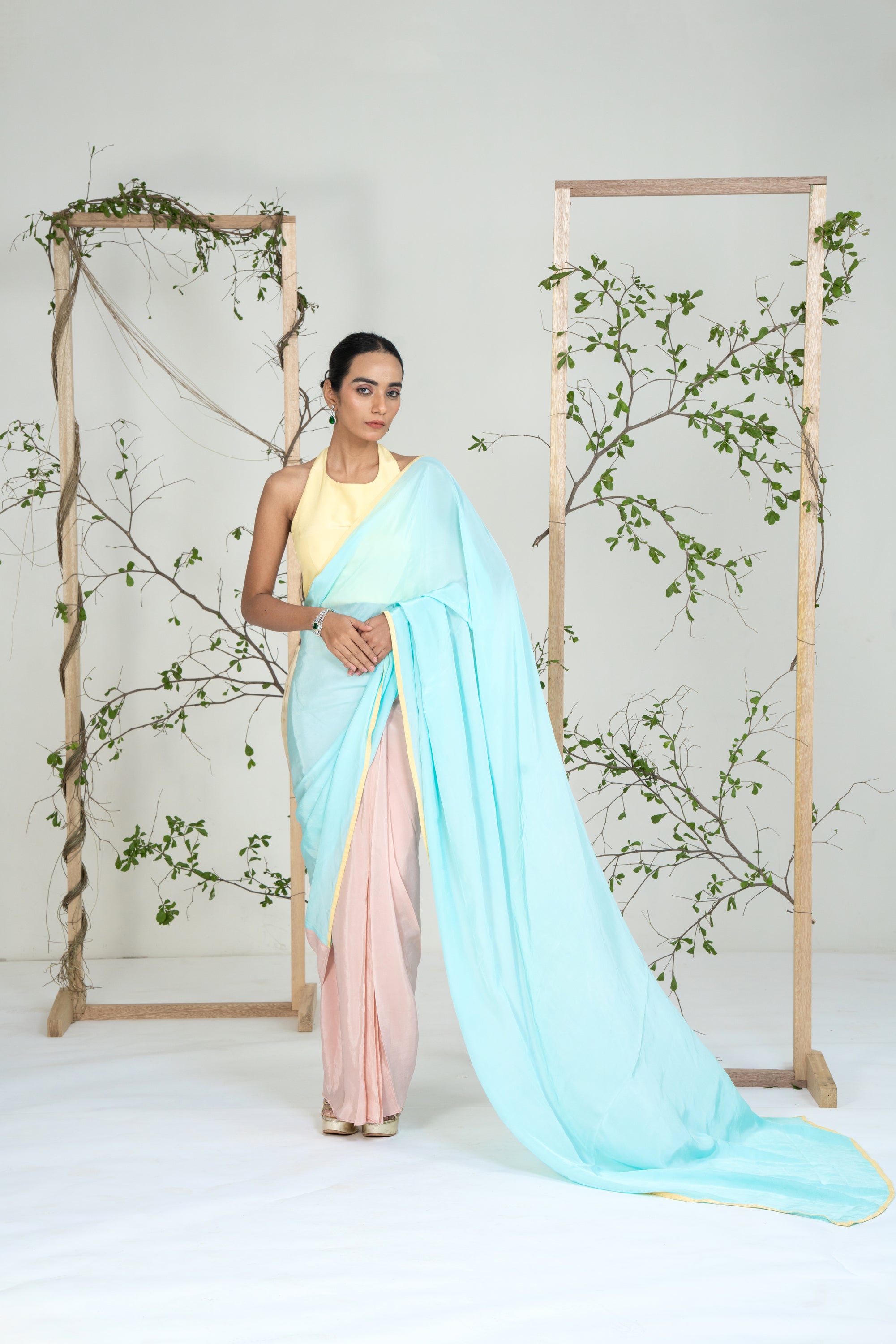 Buttercup Breeze Saree