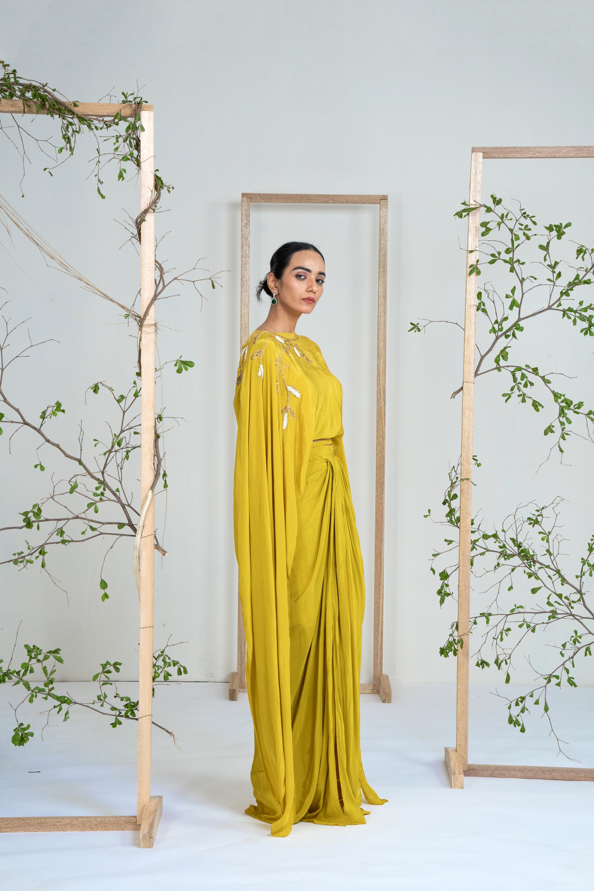 Citrus Chic Embroidered Dress
