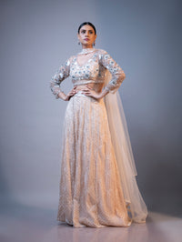 Nude Elegance Palazzo Set