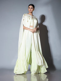 Pista Green Kaftan Trio