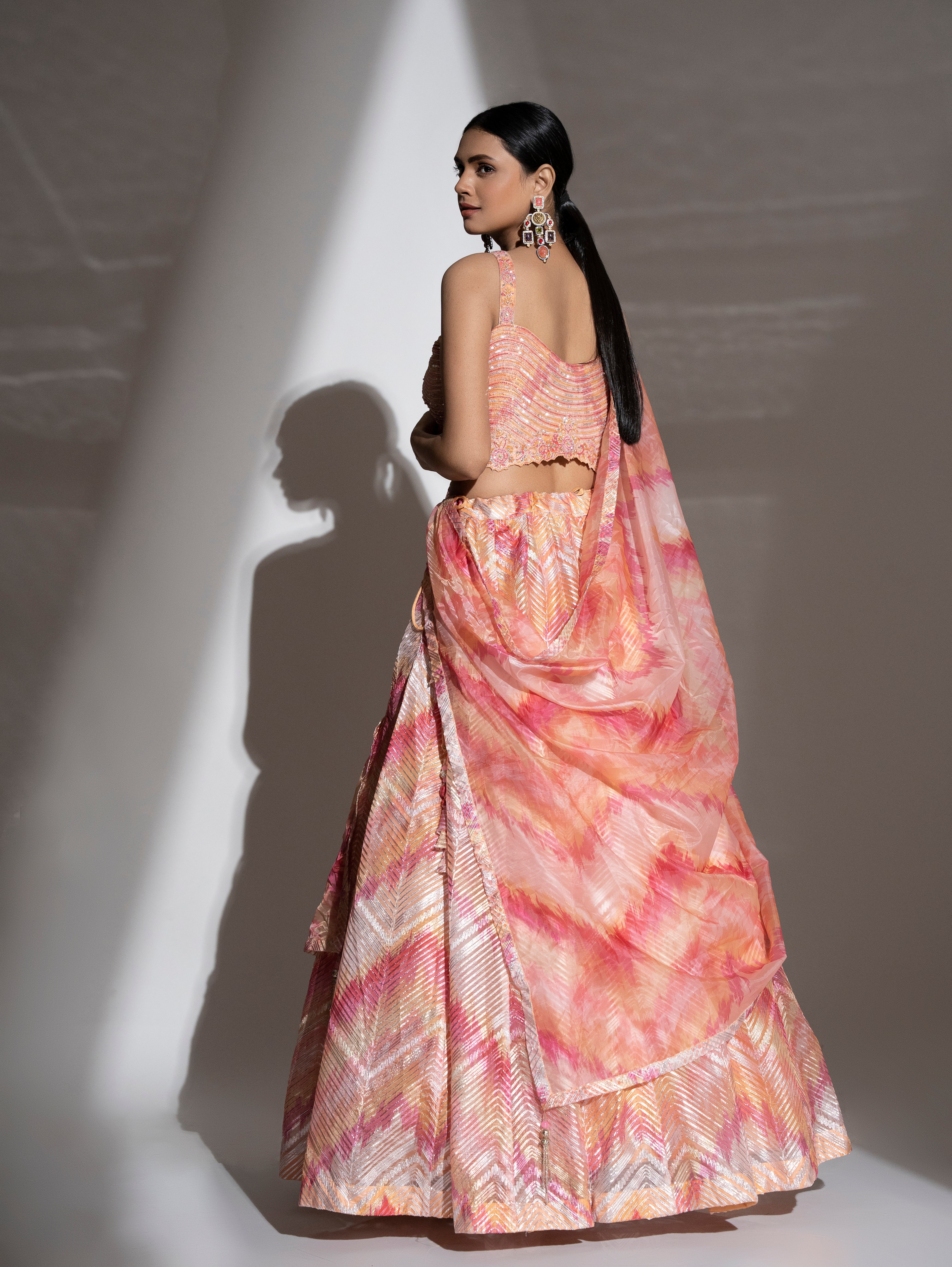 Juego de paleta rosa Lahenga