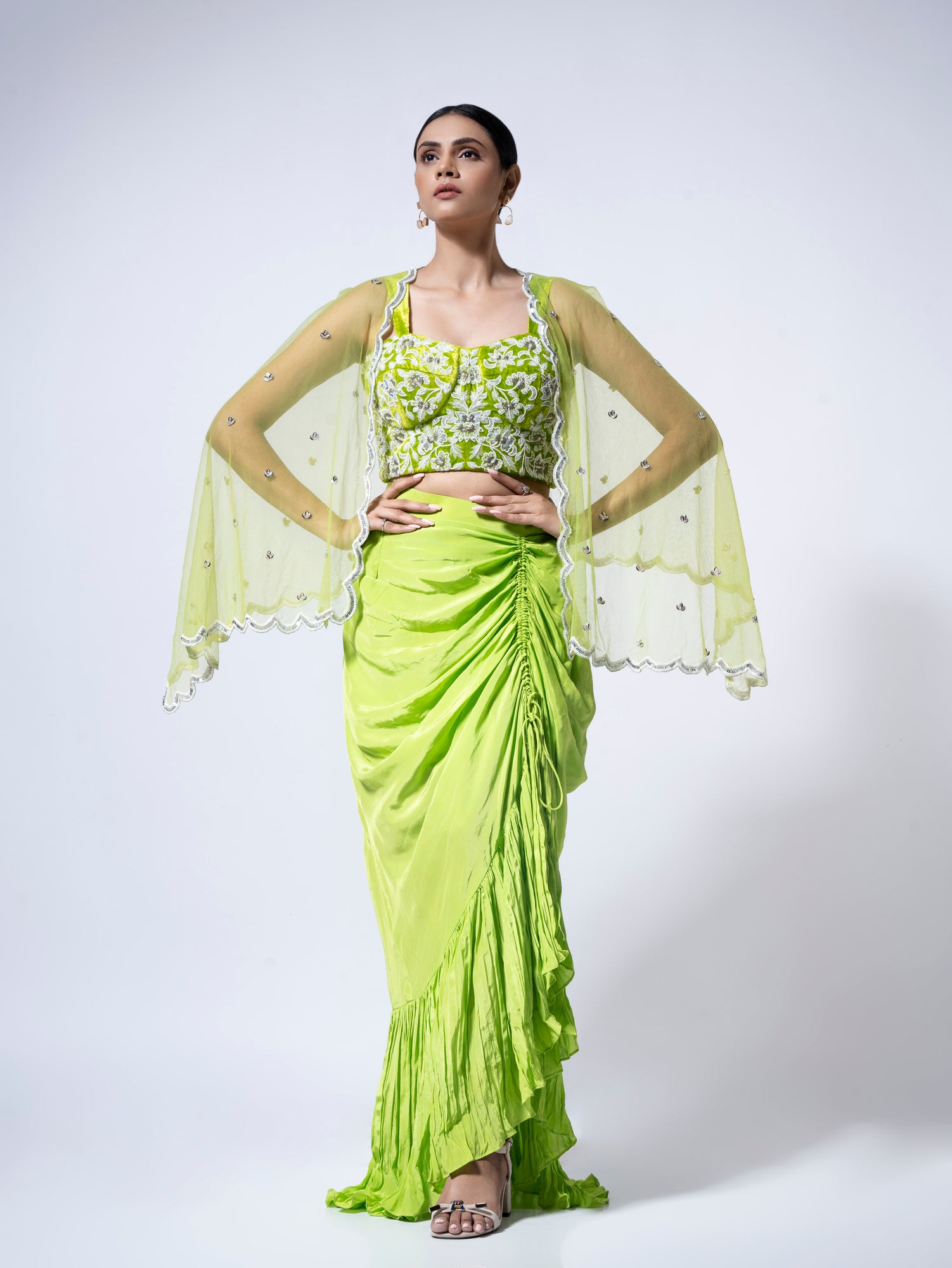 Green Drape Charm