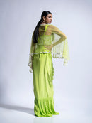 Green Drape Charm