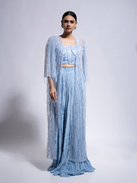 Pleated Palazzo Set