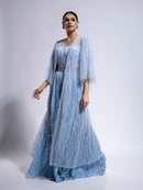Pleated Palazzo Set