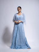 Pleated Palazzo Set