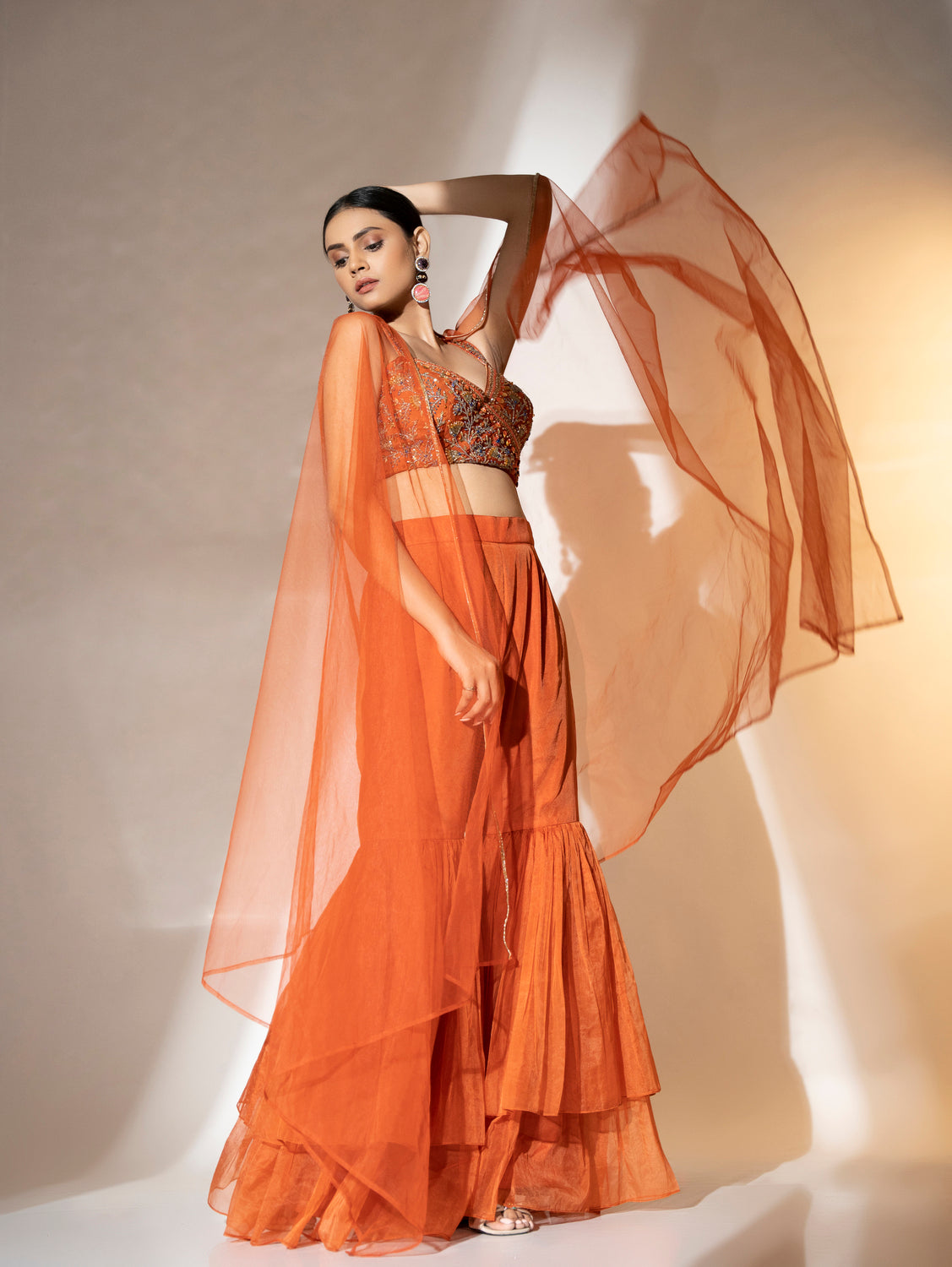Conjunto Sharara con encanto rústico