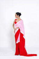 Berry Blush Pre-Draped Saree