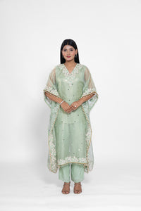 Green Thread Kaftan Set