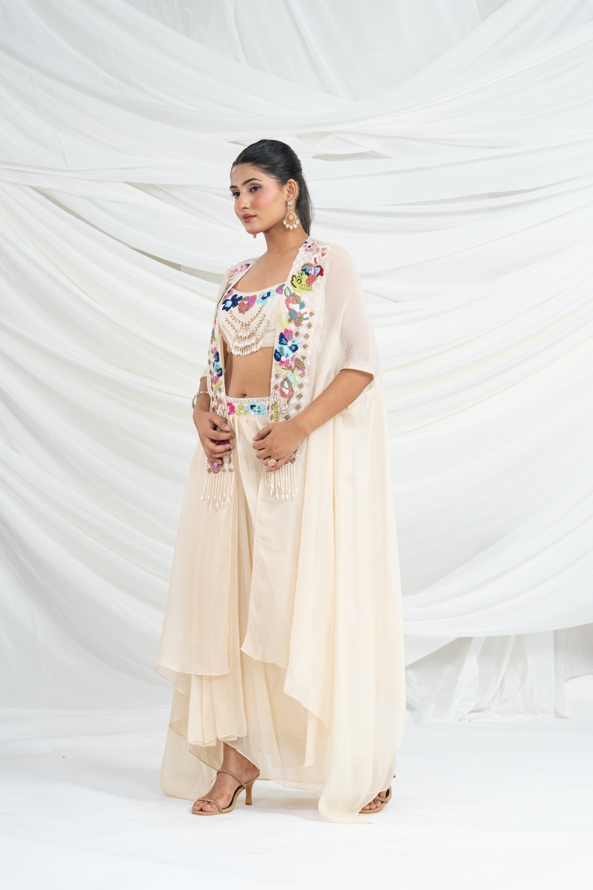 Three Piece Off White Set