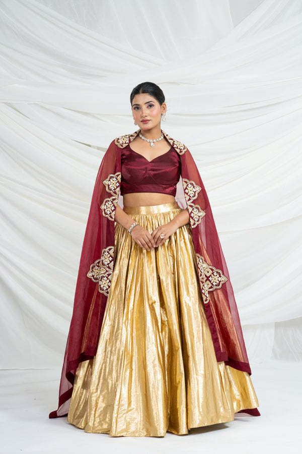 Ruby Rouge Royal Lehenga Set